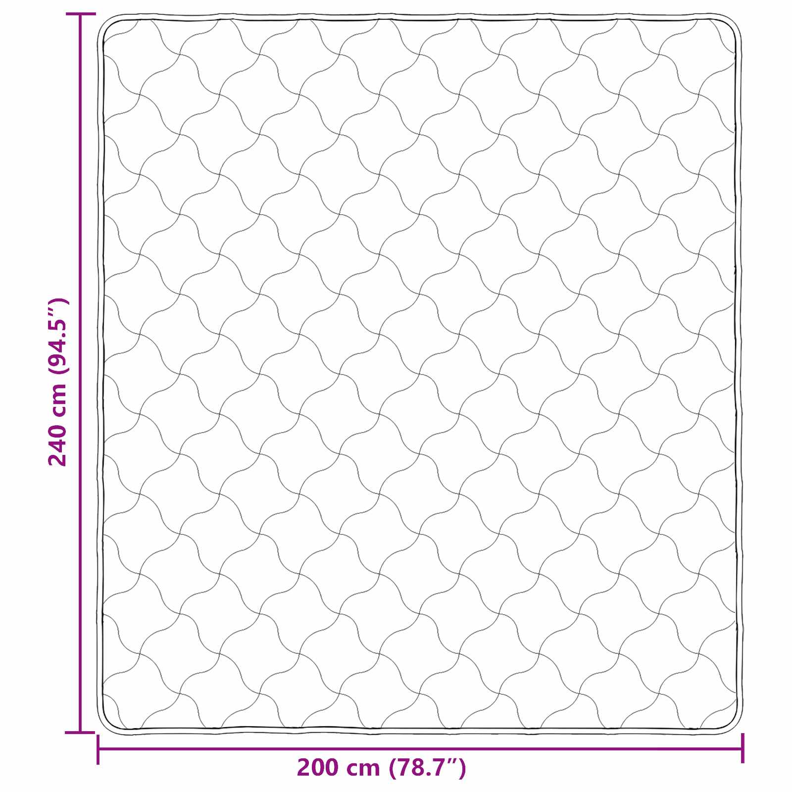 vidaXL Zimowa Kołdra Czarny 200 x 240 cm Mikrofibra i Fleece Teddy