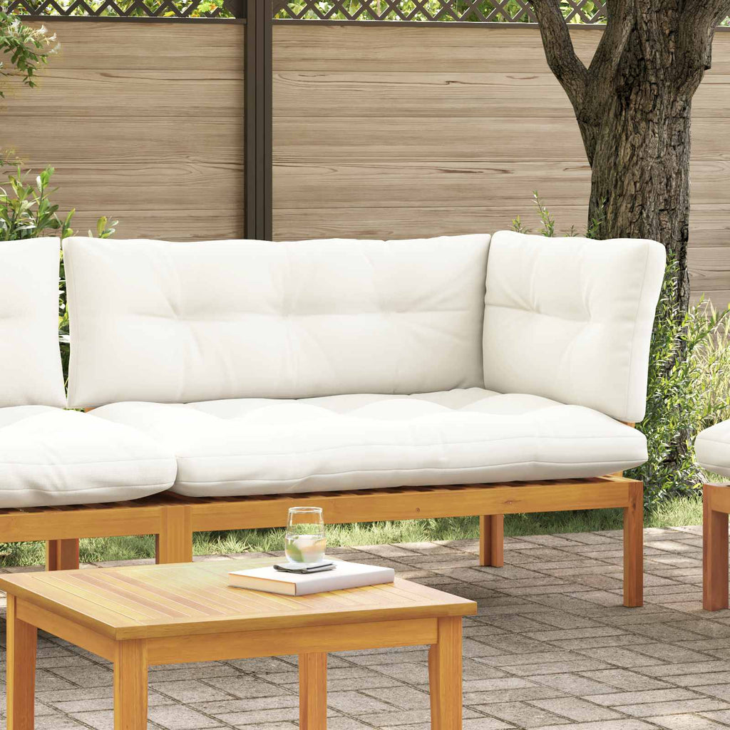 vidaXL Sofa narożna do ogrodu Drewno akacjowe