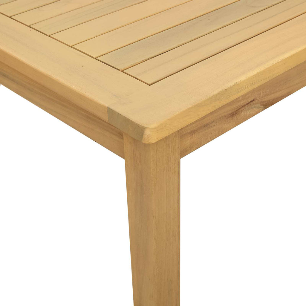 vidaXL Stolik kawowy Jasna akacja 85 x 85 x 45 cm Lite Drewno Akacji