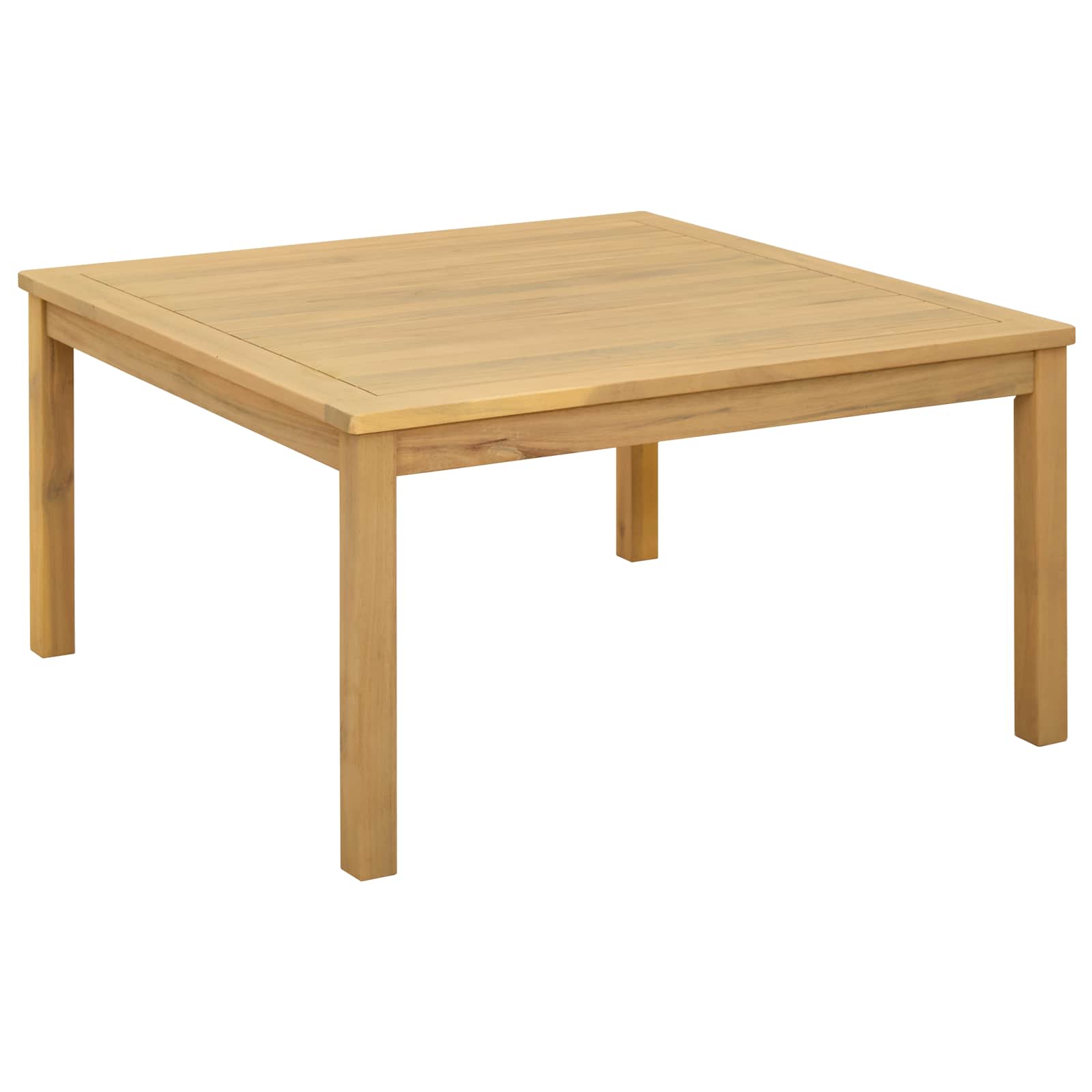 vidaXL Stolik kawowy Jasna akacja 85 x 85 x 45 cm Lite Drewno Akacji