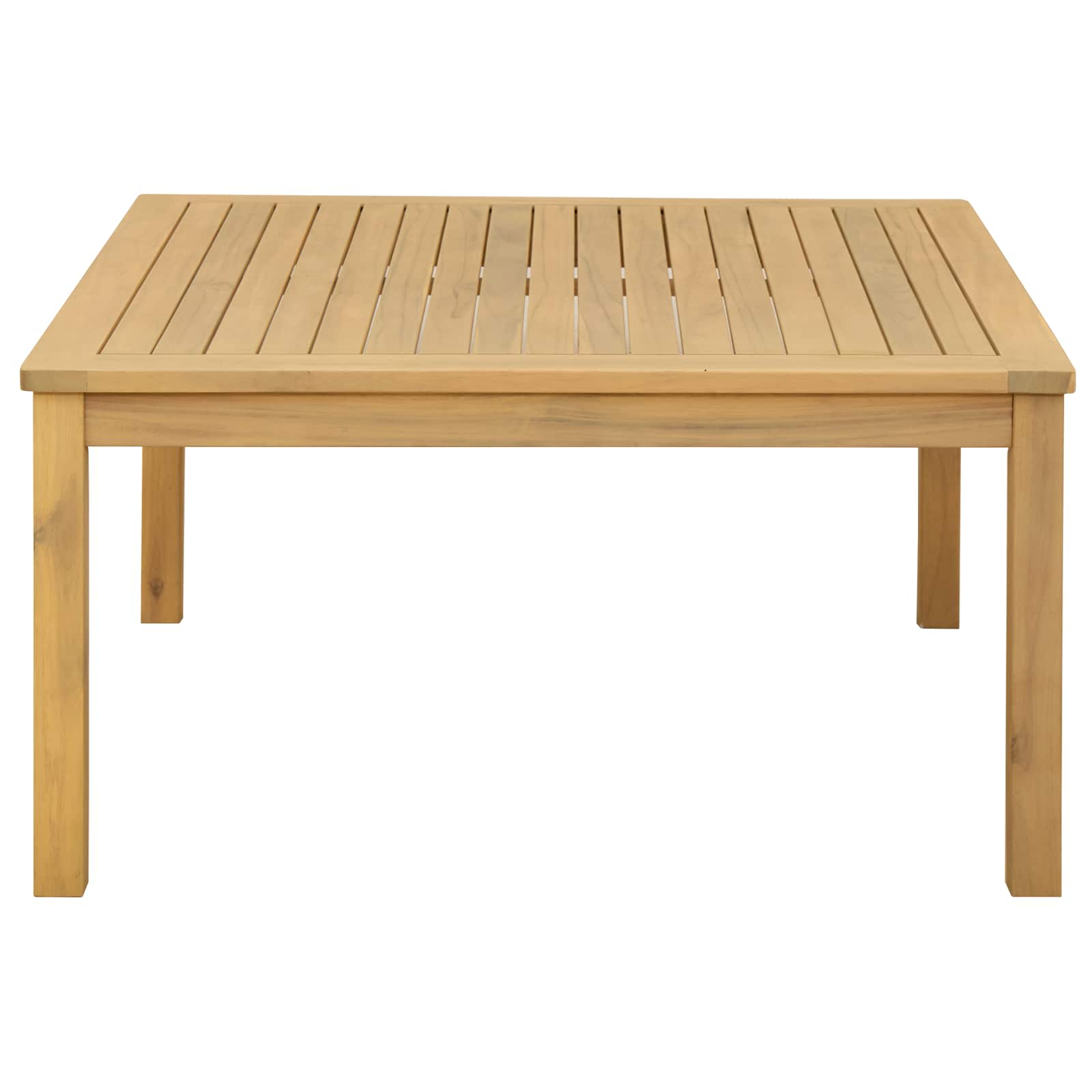 vidaXL Stolik kawowy Jasna akacja 85 x 85 x 45 cm Lite Drewno Akacji