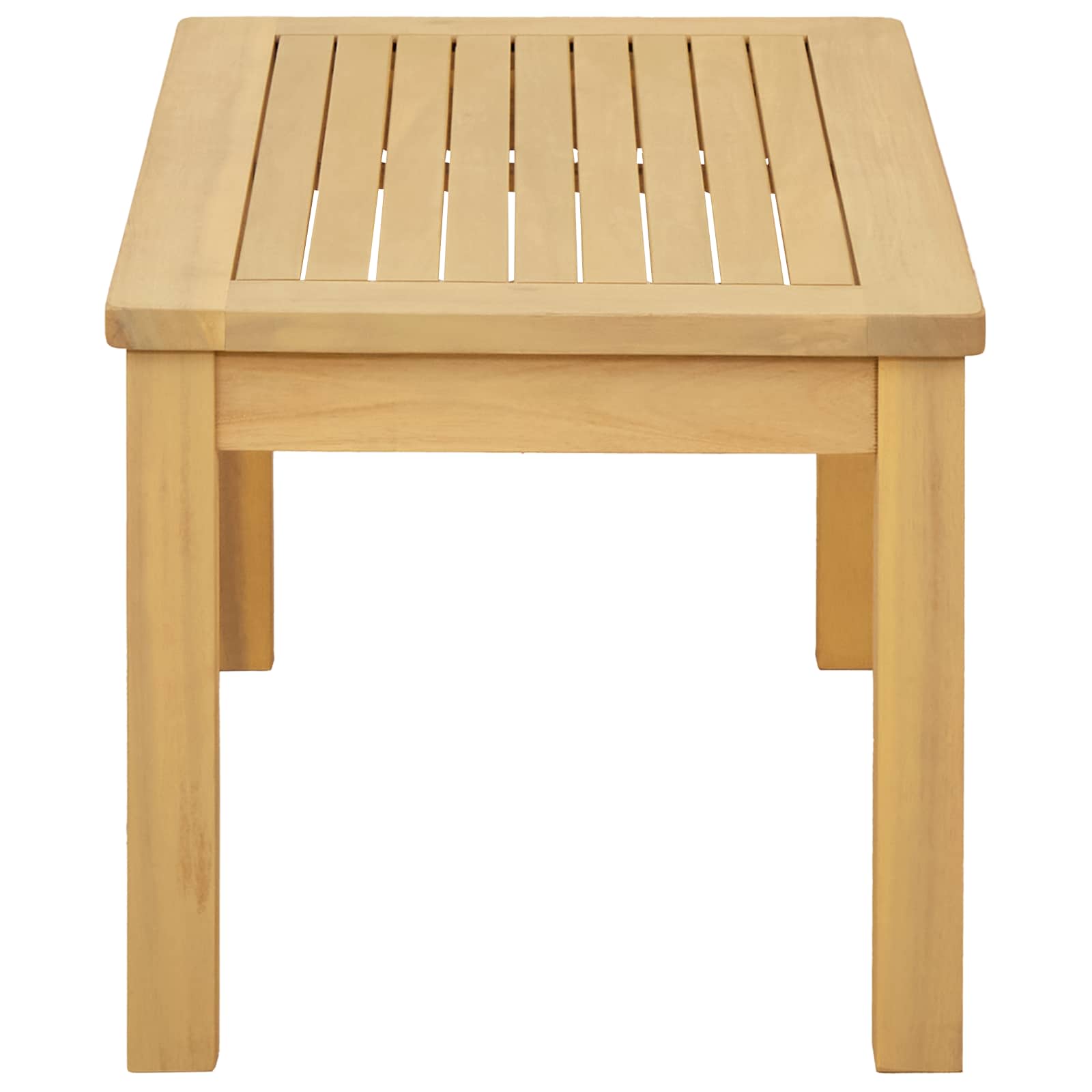 vidaXL Stolik kawowy Jasna akacja 70 x 40 x 36 cm Lite Drewno Akacji