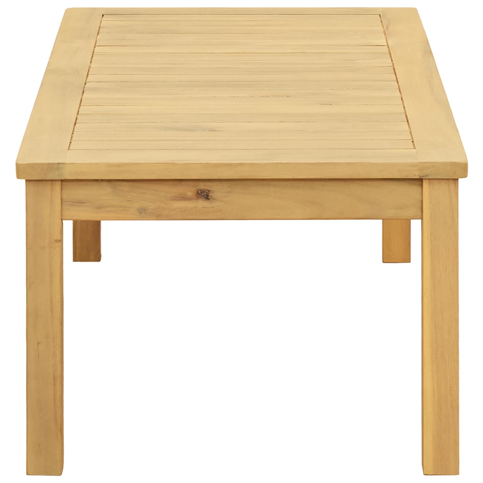 vidaXL Stolik kawowy Jasna akacja 90 x 50 x 36 cm Lite Drewno Akacji
