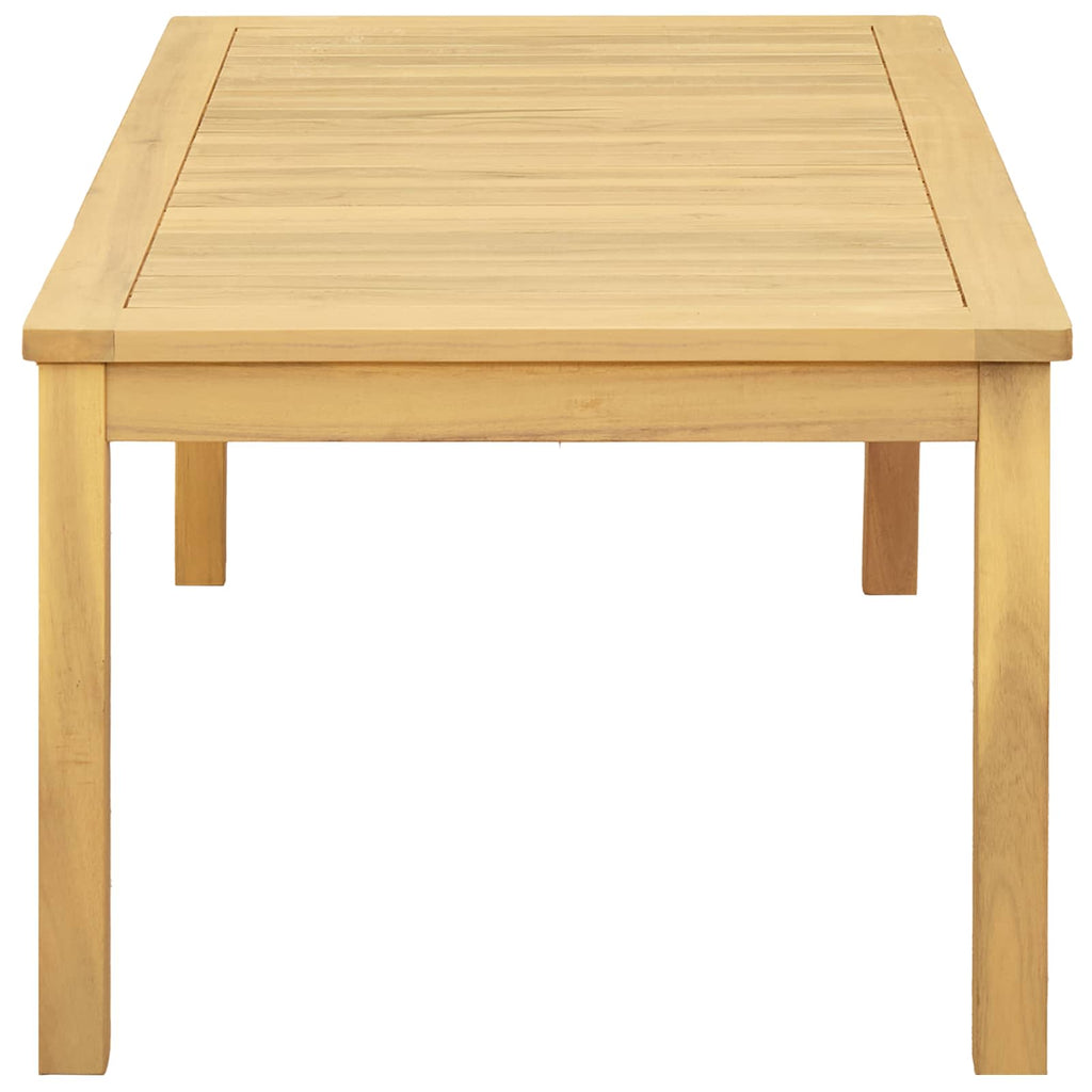vidaXL Stolik kawowy Jasna akacja 110 x 60 x 45 cm Lite Drewno Akacji
