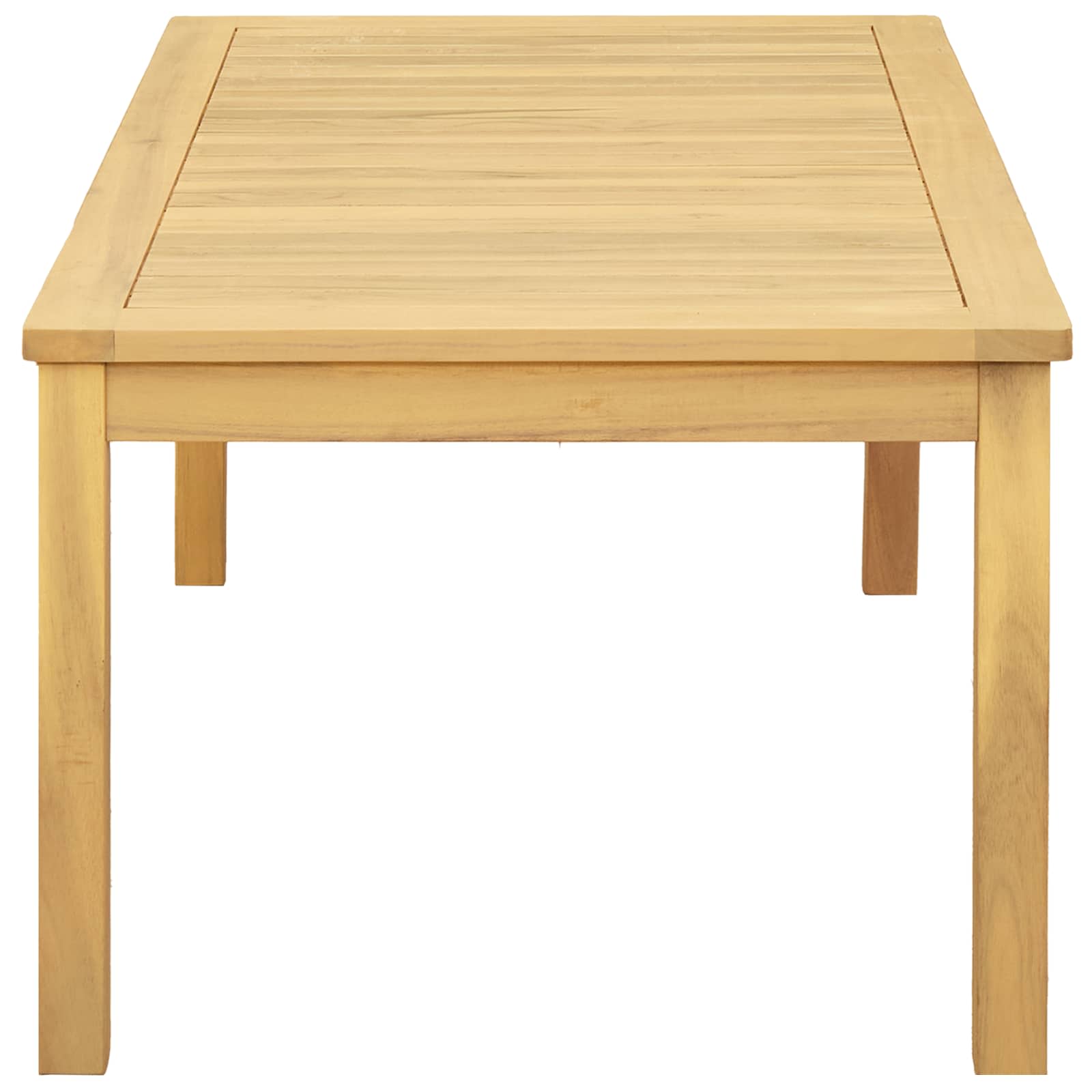 vidaXL Stolik kawowy Jasna akacja 110 x 60 x 45 cm Lite Drewno Akacji