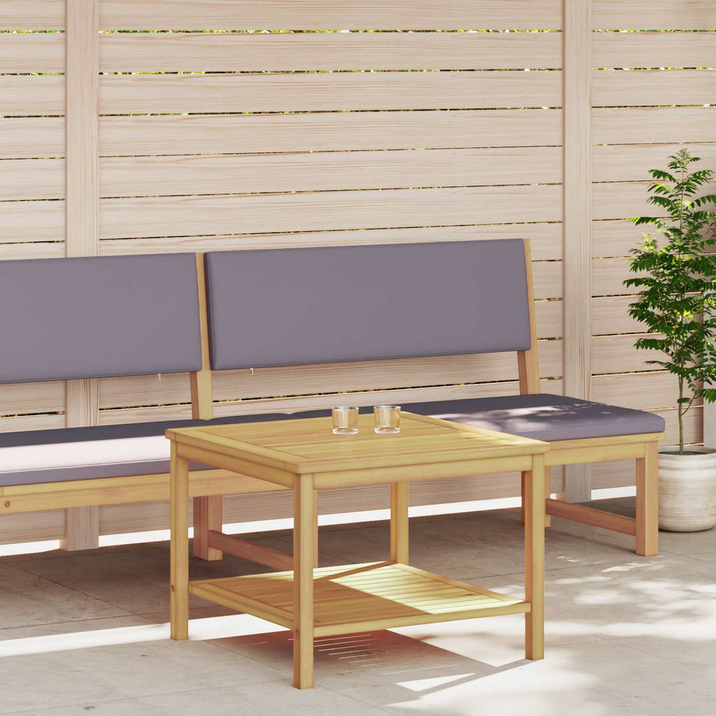 vidaXL Stolik boczny Olej Naturalny 60 x 60 x 45 cm Lite Drewno Akacji