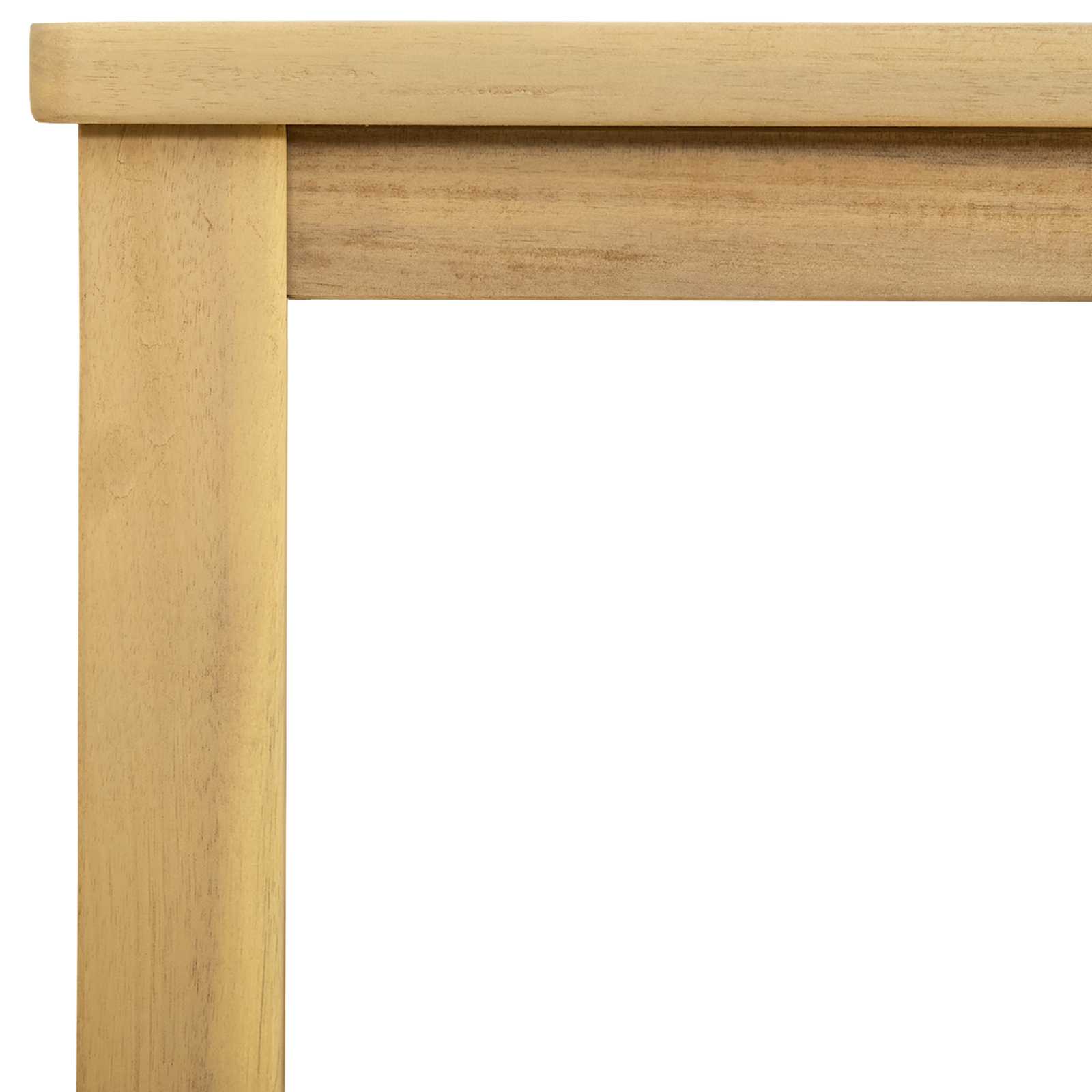 vidaXL Stół konsolowy do ogrodu z półką Jasna akacja 80 x 35 x 75 cm