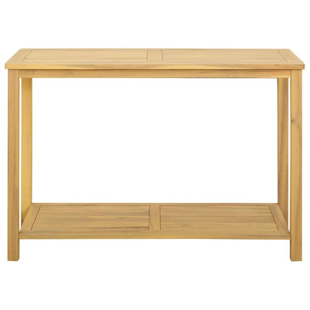 vidaXL Stół konsolowy do ogrodu Jasna akacja 110 x 40 x 75 cm