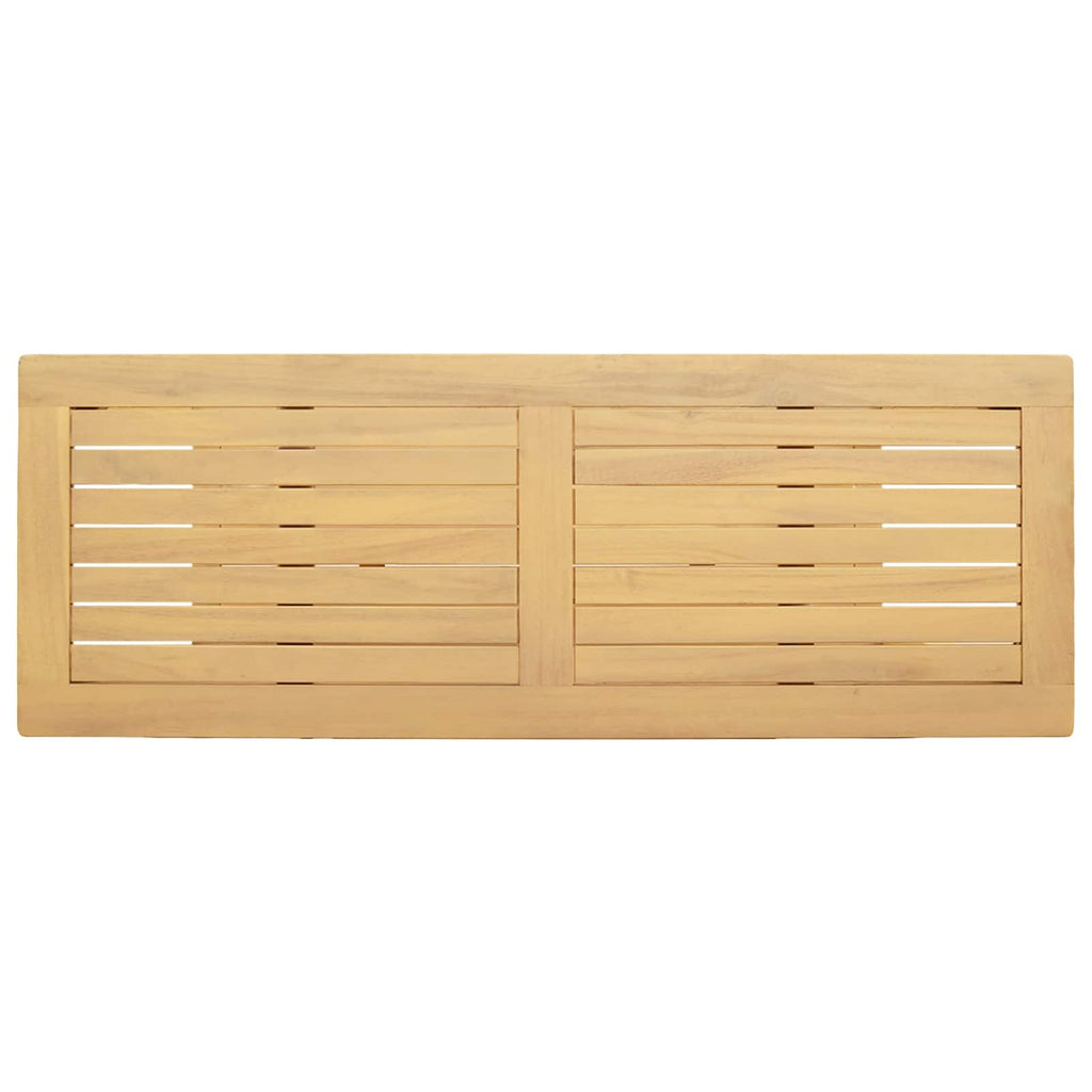 vidaXL Stół konsolowy do ogrodu Jasna akacja 110 x 40 x 75 cm