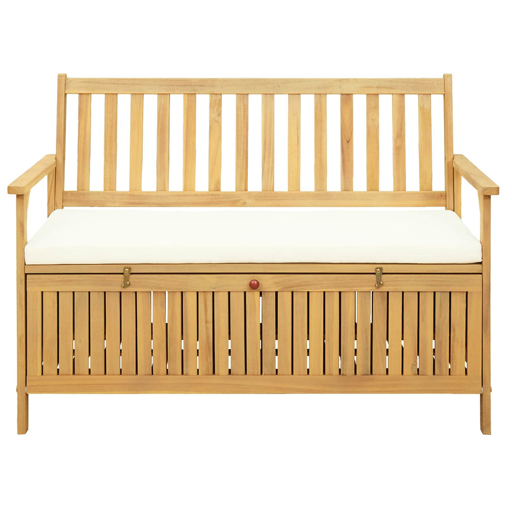 vidaXL Ławka z miejscem do przechowywania 2 -Seater 120 x 63 x 84 cm