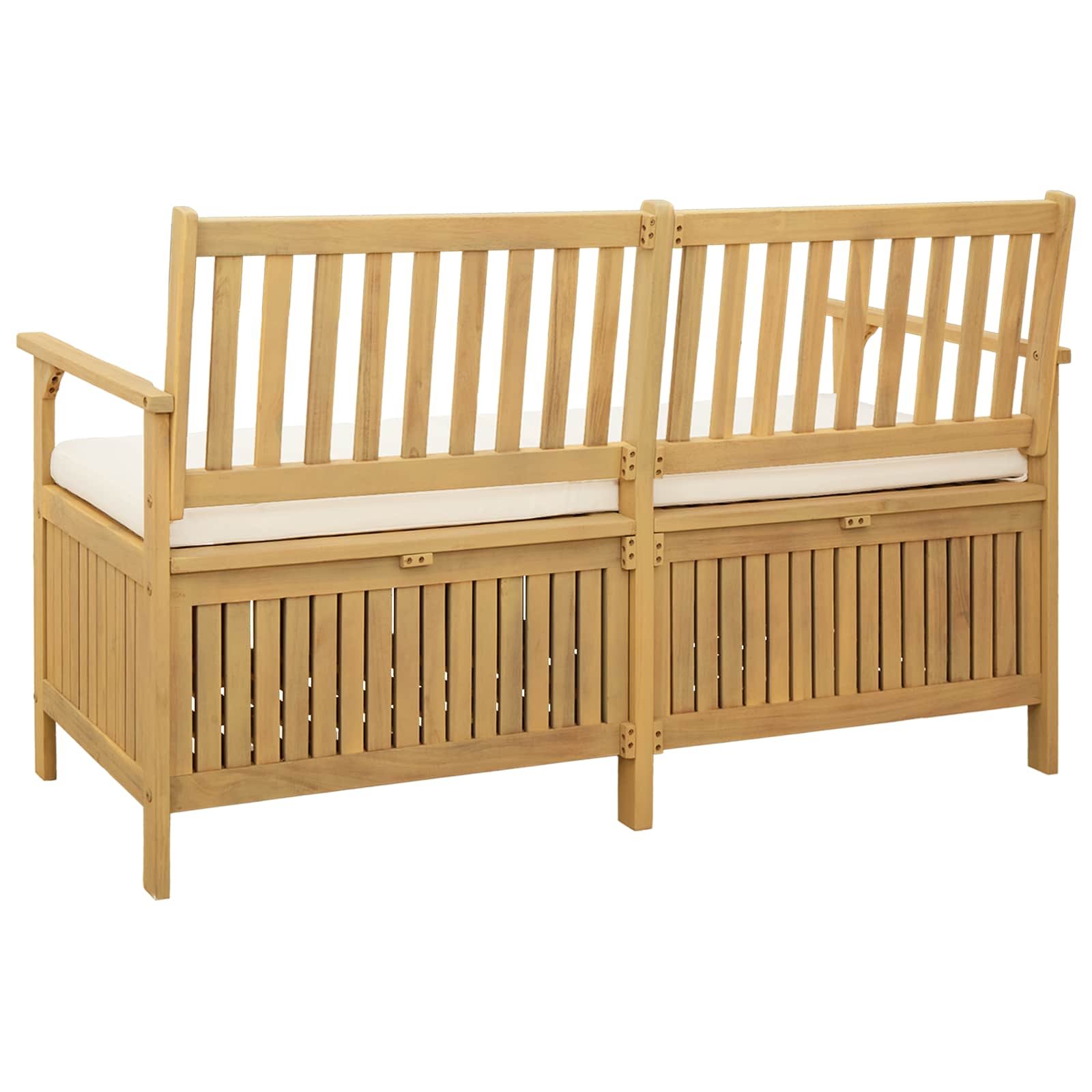 vidaXL Ławka z miejscem do przechowywania 2 -Seater 148 x 63 x 84 cm