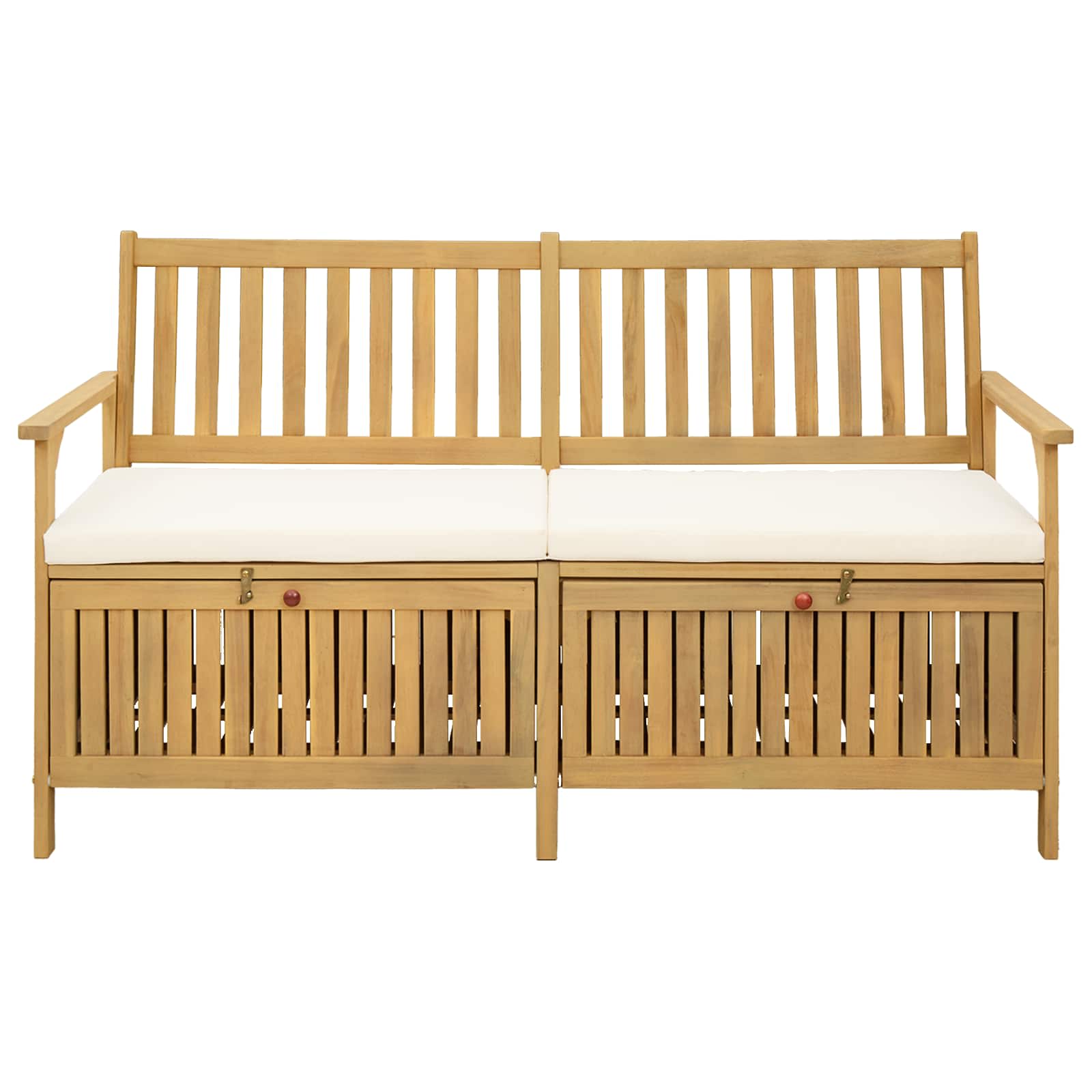 vidaXL Ławka z miejscem do przechowywania 2 -Seater 148 x 63 x 84 cm