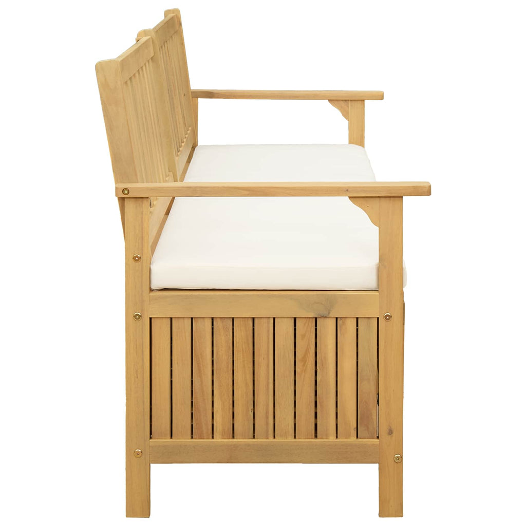 vidaXL Ławka z miejscem do przechowywania 2 -Seater 148 x 63 x 84 cm