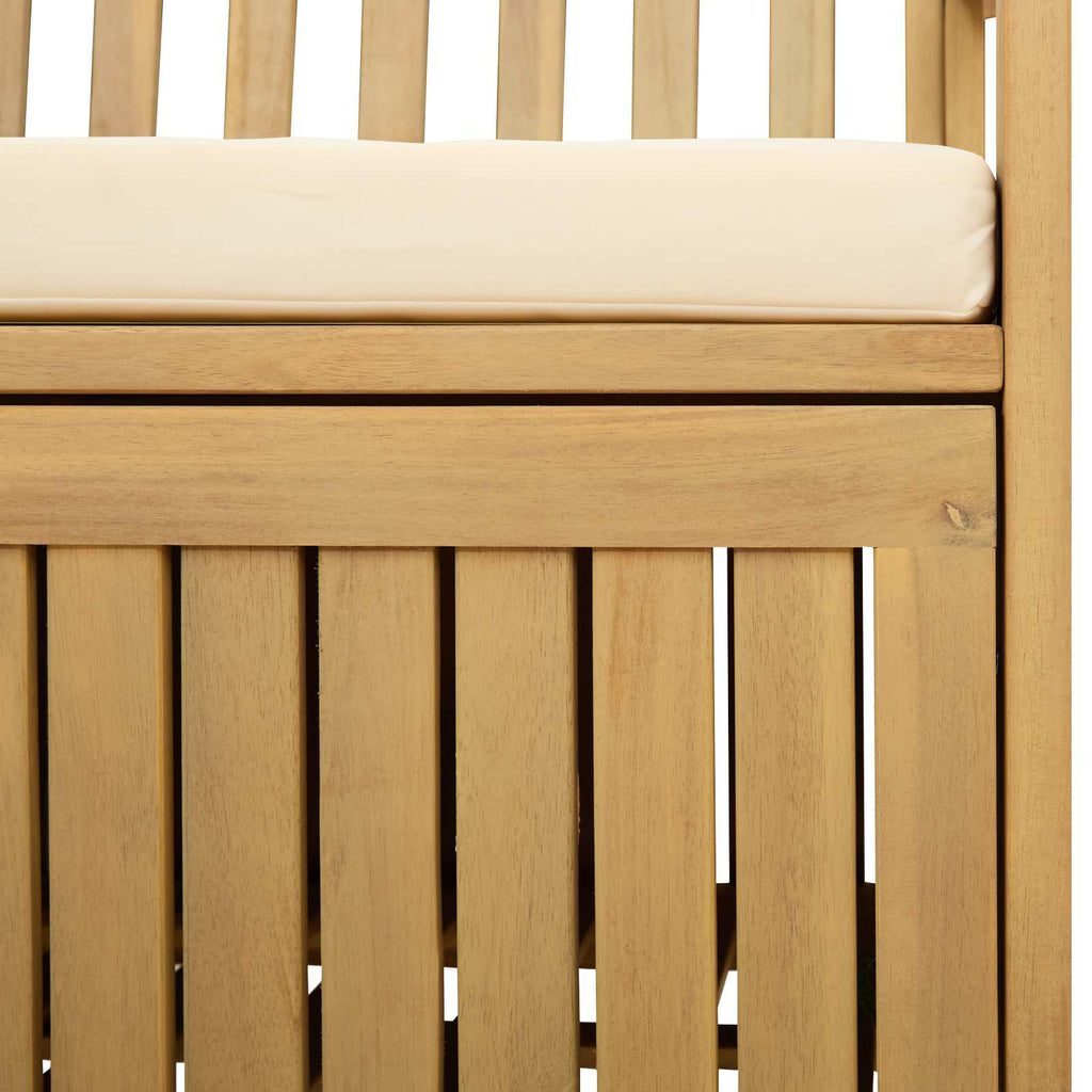 vidaXL Ławka z miejscem do przechowywania 2 -Seater 170 x 63 x 84 cm