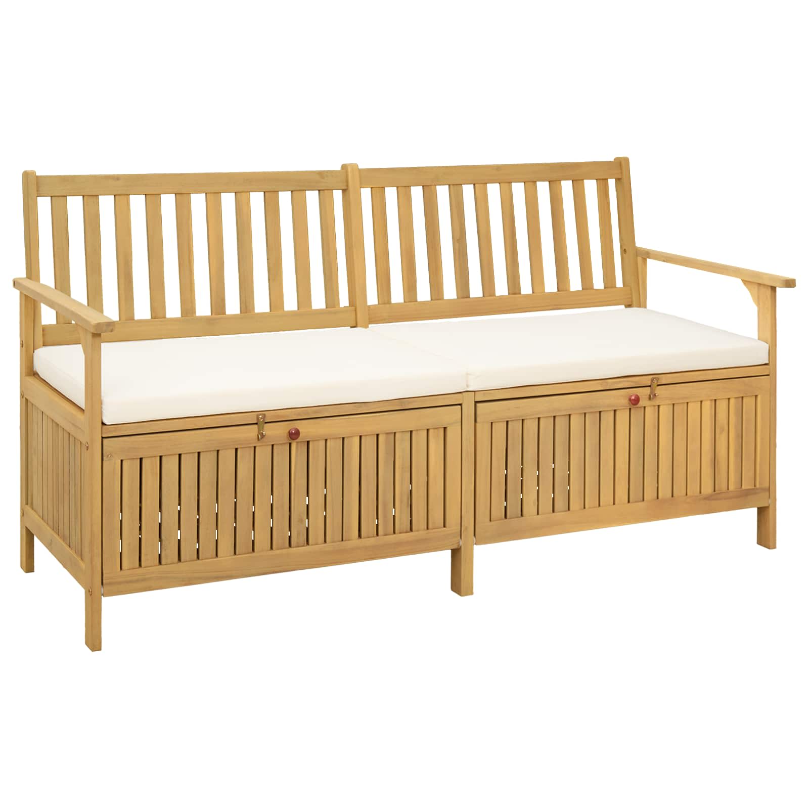 vidaXL Ławka z miejscem do przechowywania 2 -Seater 170 x 63 x 84 cm