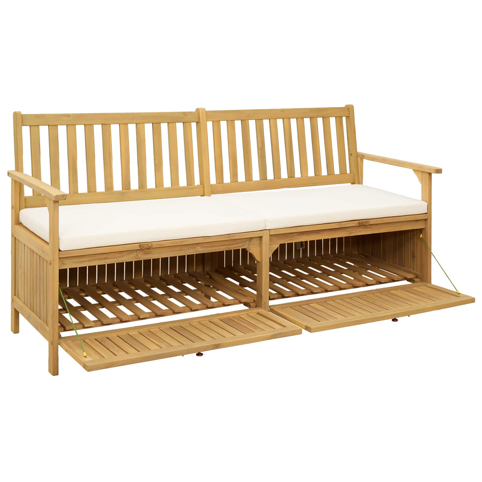 vidaXL Ławka z miejscem do przechowywania 2 -Seater 170 x 63 x 84 cm