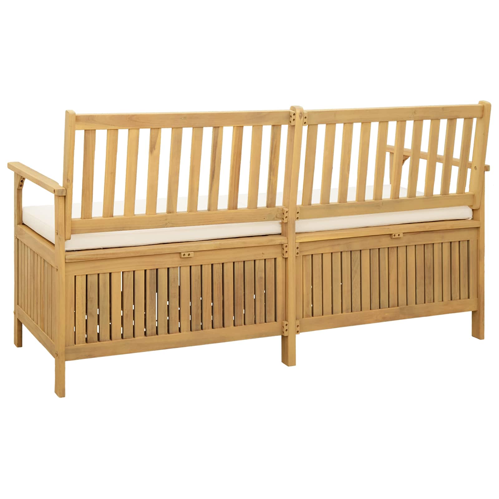 vidaXL Ławka z miejscem do przechowywania 2 -Seater 170 x 63 x 84 cm