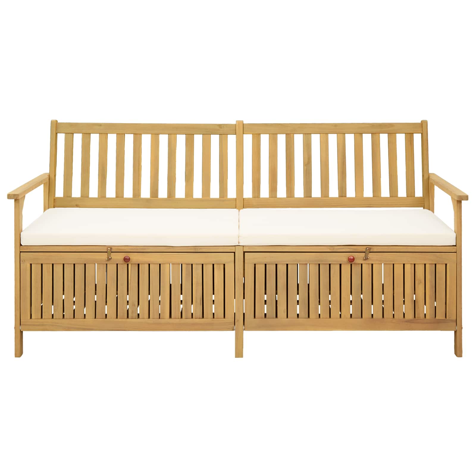 vidaXL Ławka z miejscem do przechowywania 2 -Seater 170 x 63 x 84 cm