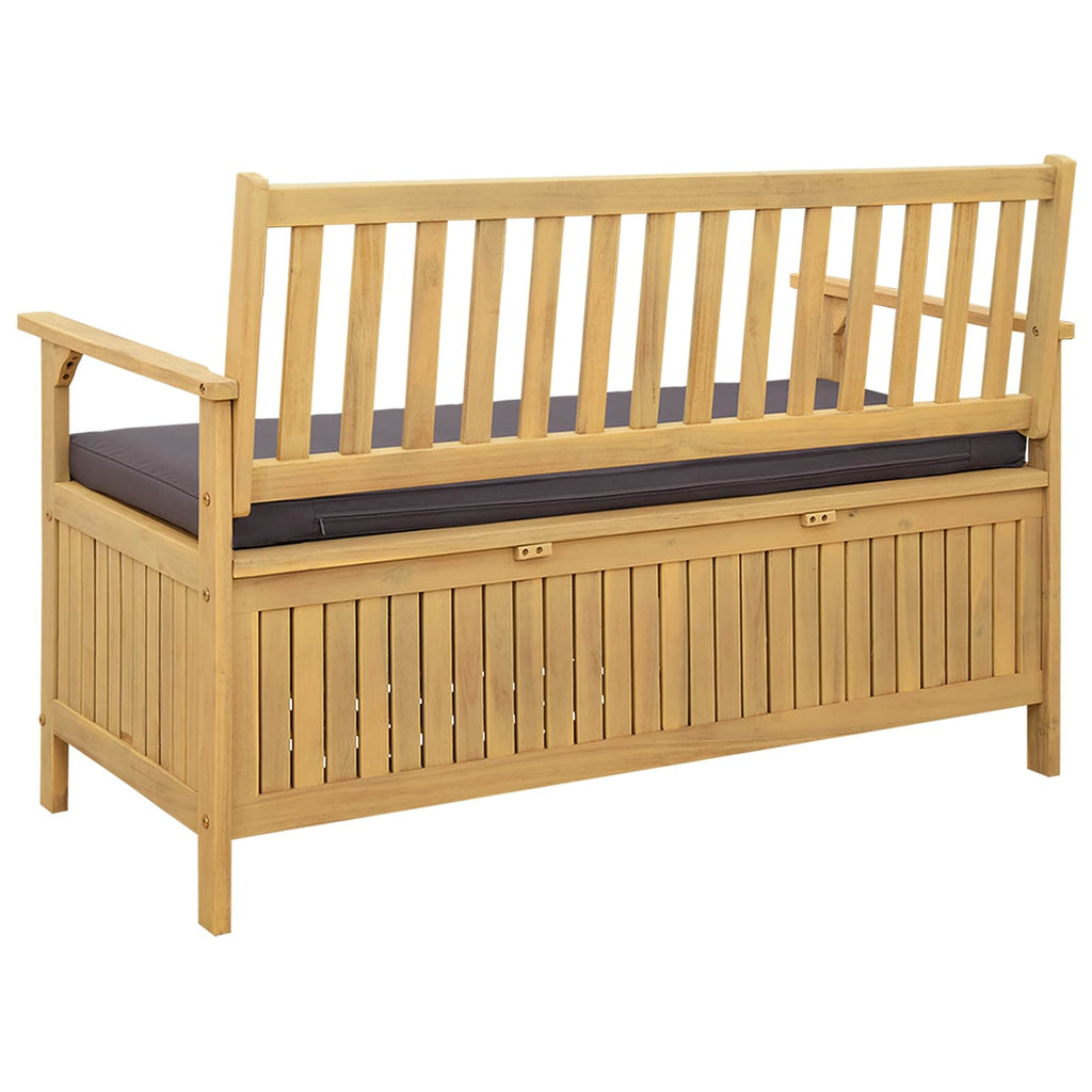 vidaXL Ławka z miejscem do przechowywania 2 -Seater 120 x 63 x 84 cm