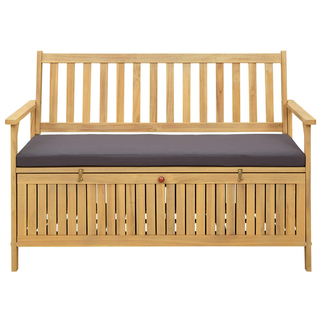 vidaXL Ławka z miejscem do przechowywania 2 -Seater 120 x 63 x 84 cm