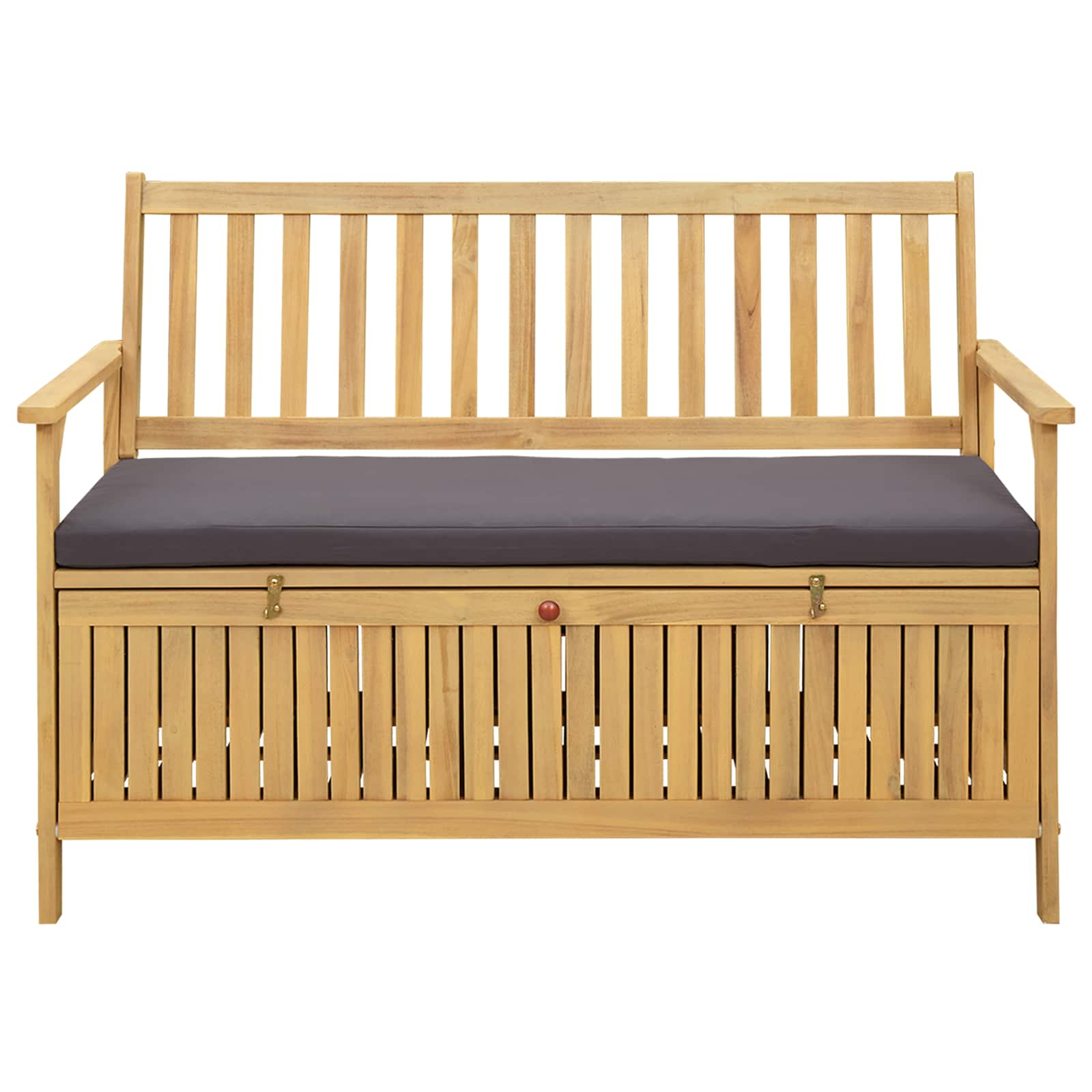 vidaXL Ławka z miejscem do przechowywania 2 -Seater 120 x 63 x 84 cm