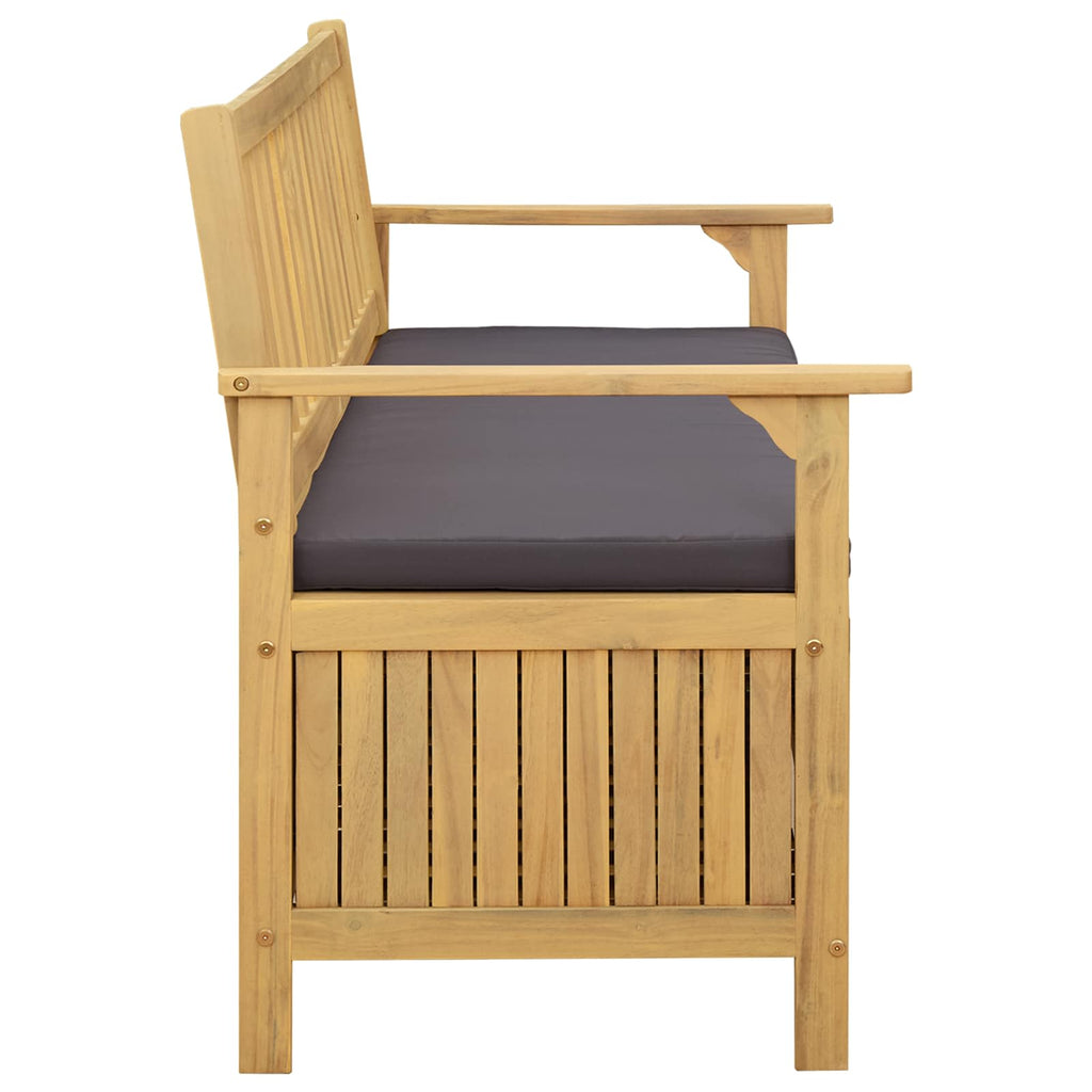 vidaXL Ławka z miejscem do przechowywania 2 -Seater 120 x 63 x 84 cm