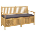 vidaXL Ławka z miejscem do przechowywania 2 -Seater 148 x 63 x 84 cm