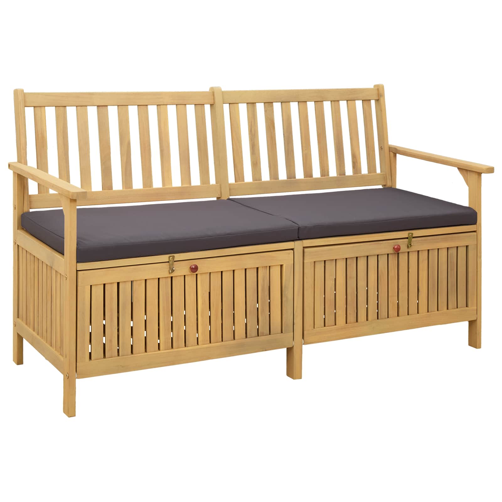 vidaXL Ławka z miejscem do przechowywania 2 -Seater 148 x 63 x 84 cm