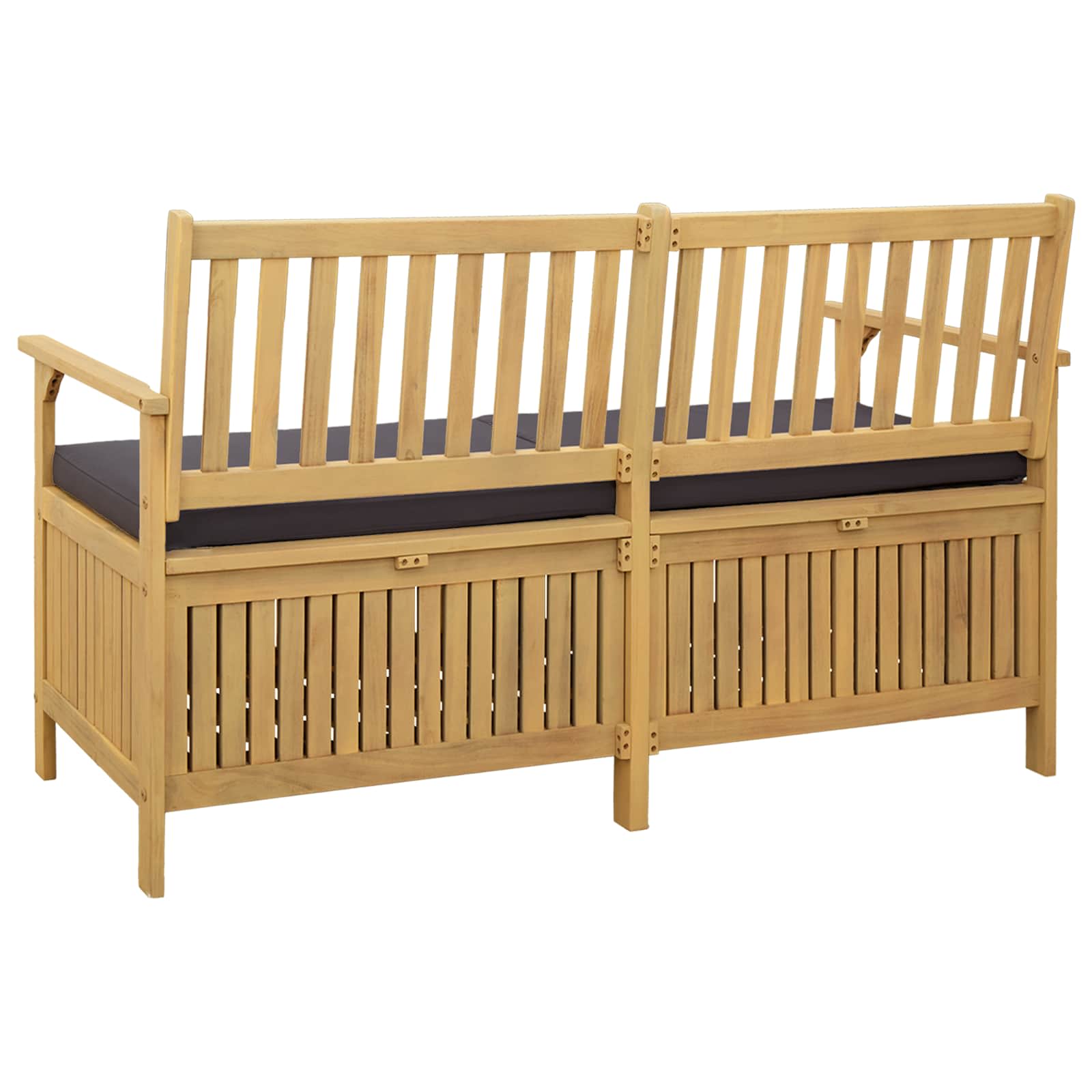 vidaXL Ławka z miejscem do przechowywania 2 -Seater 148 x 63 x 84 cm