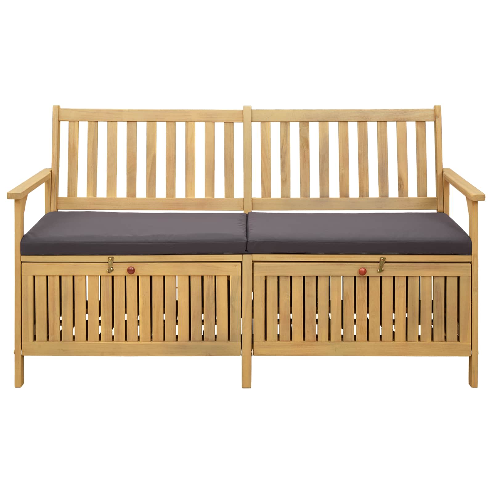 vidaXL Ławka z miejscem do przechowywania 2 -Seater 148 x 63 x 84 cm