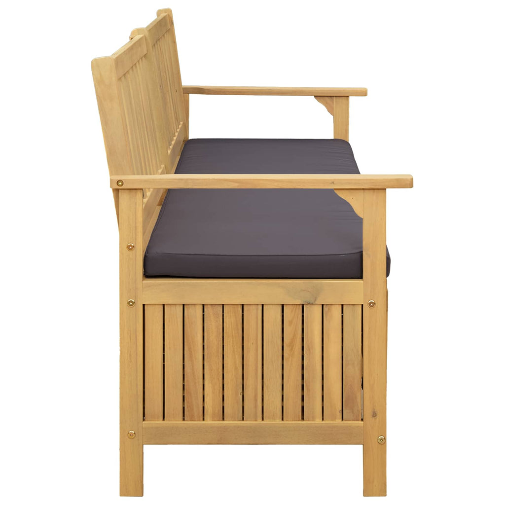 vidaXL Ławka z miejscem do przechowywania 2 -Seater 148 x 63 x 84 cm