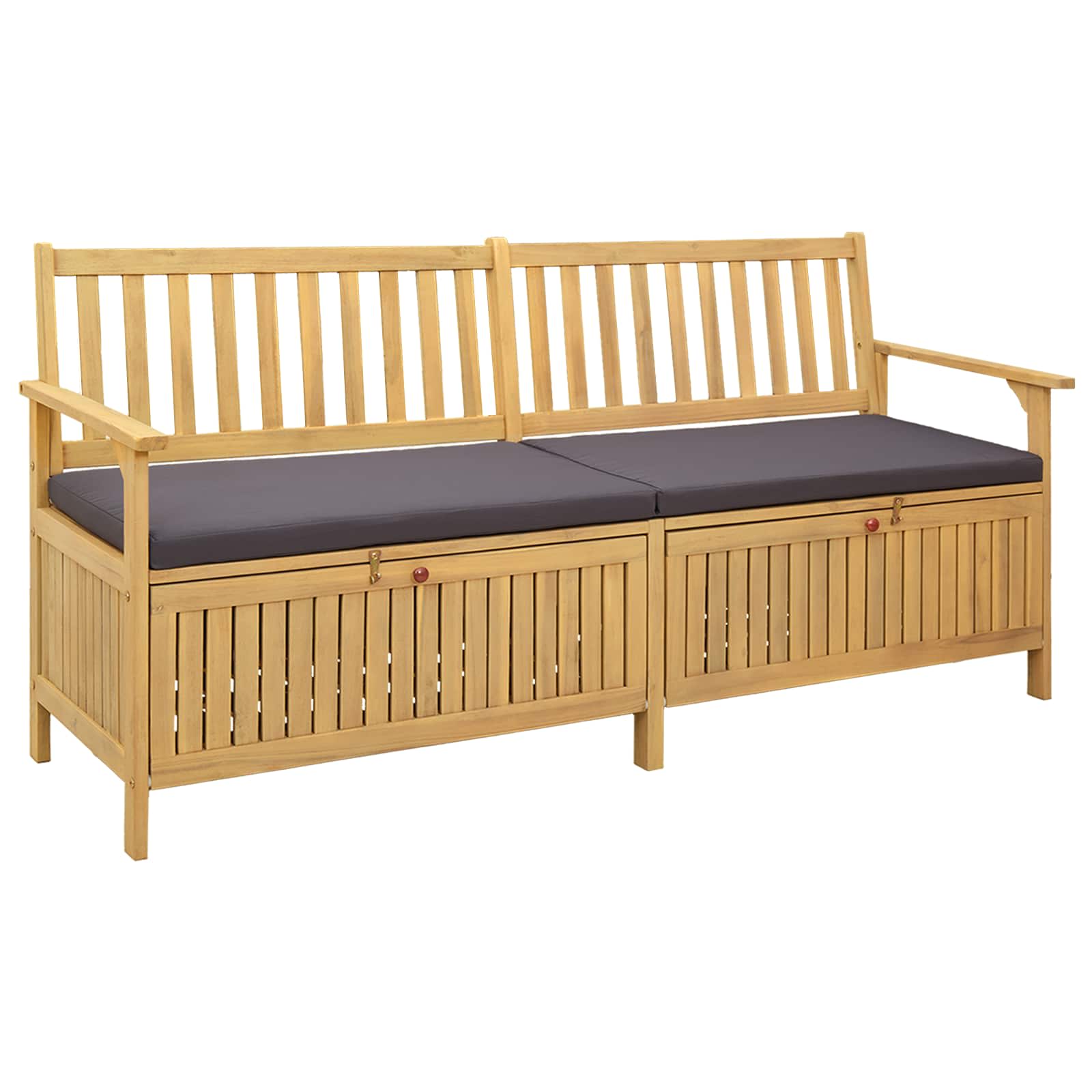 vidaXL Ławka z miejscem do przechowywania 2 -Seater 170 x 63 x 84 cm