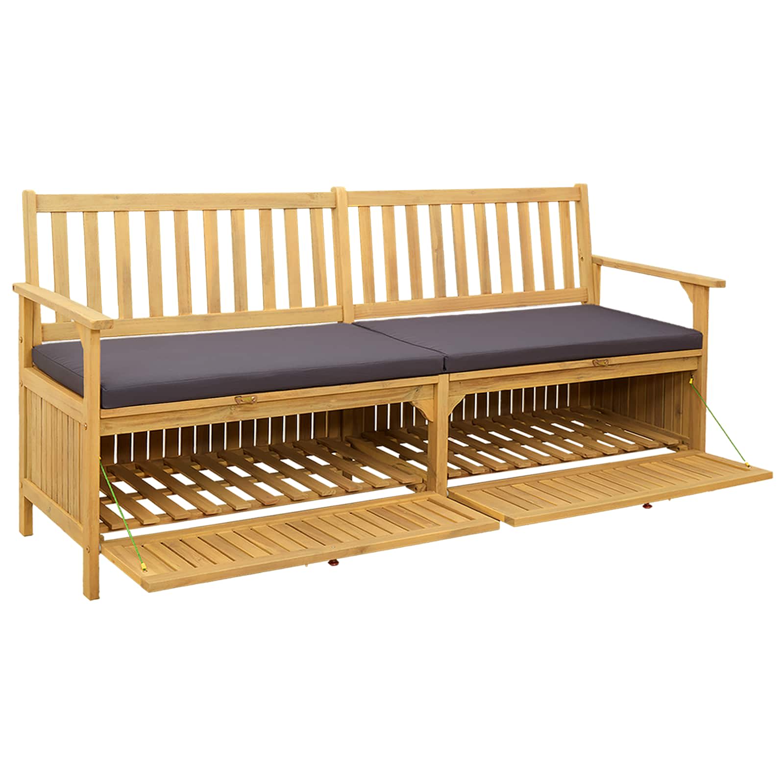 vidaXL Ławka z miejscem do przechowywania 2 -Seater 170 x 63 x 84 cm