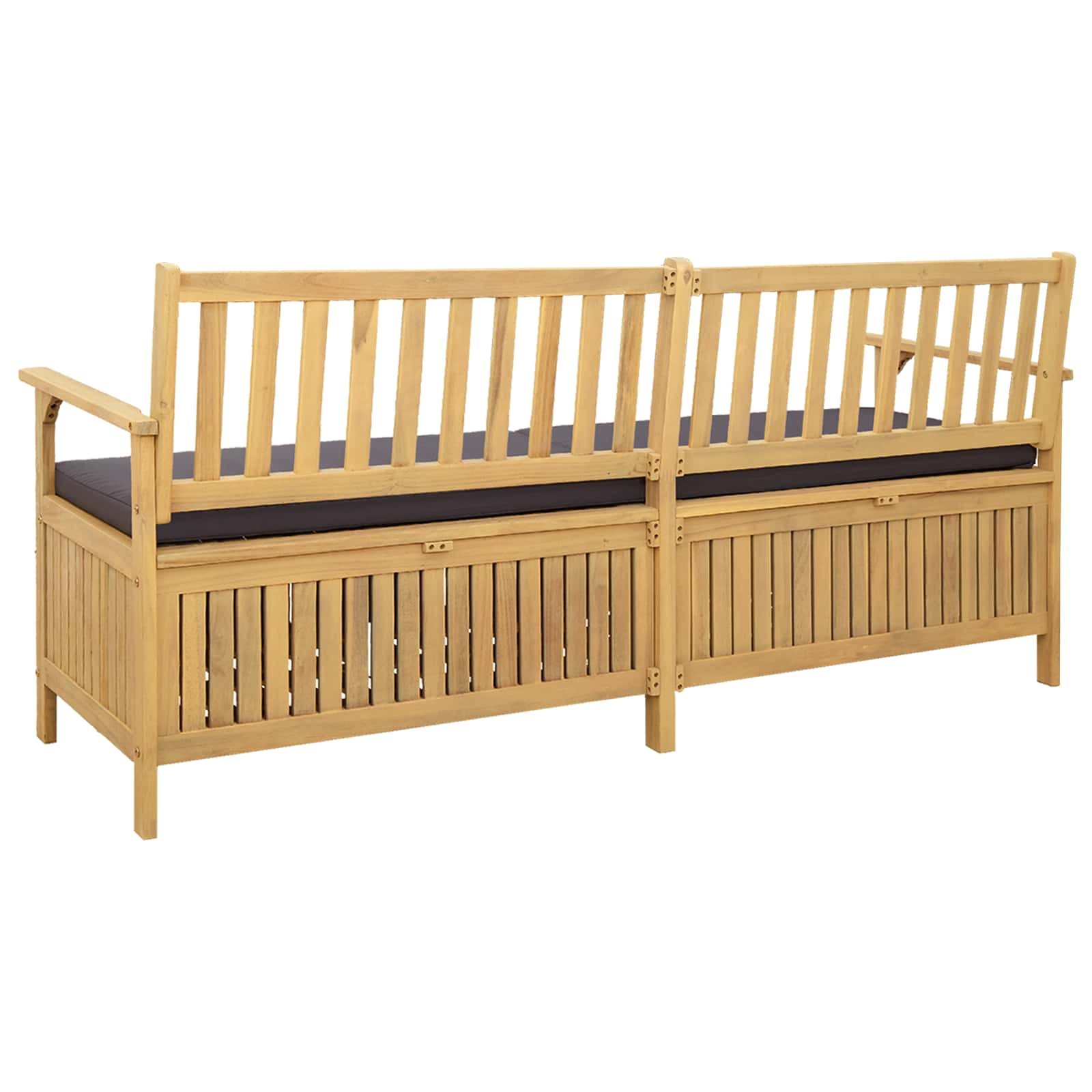 vidaXL Ławka z miejscem do przechowywania 2 -Seater 170 x 63 x 84 cm