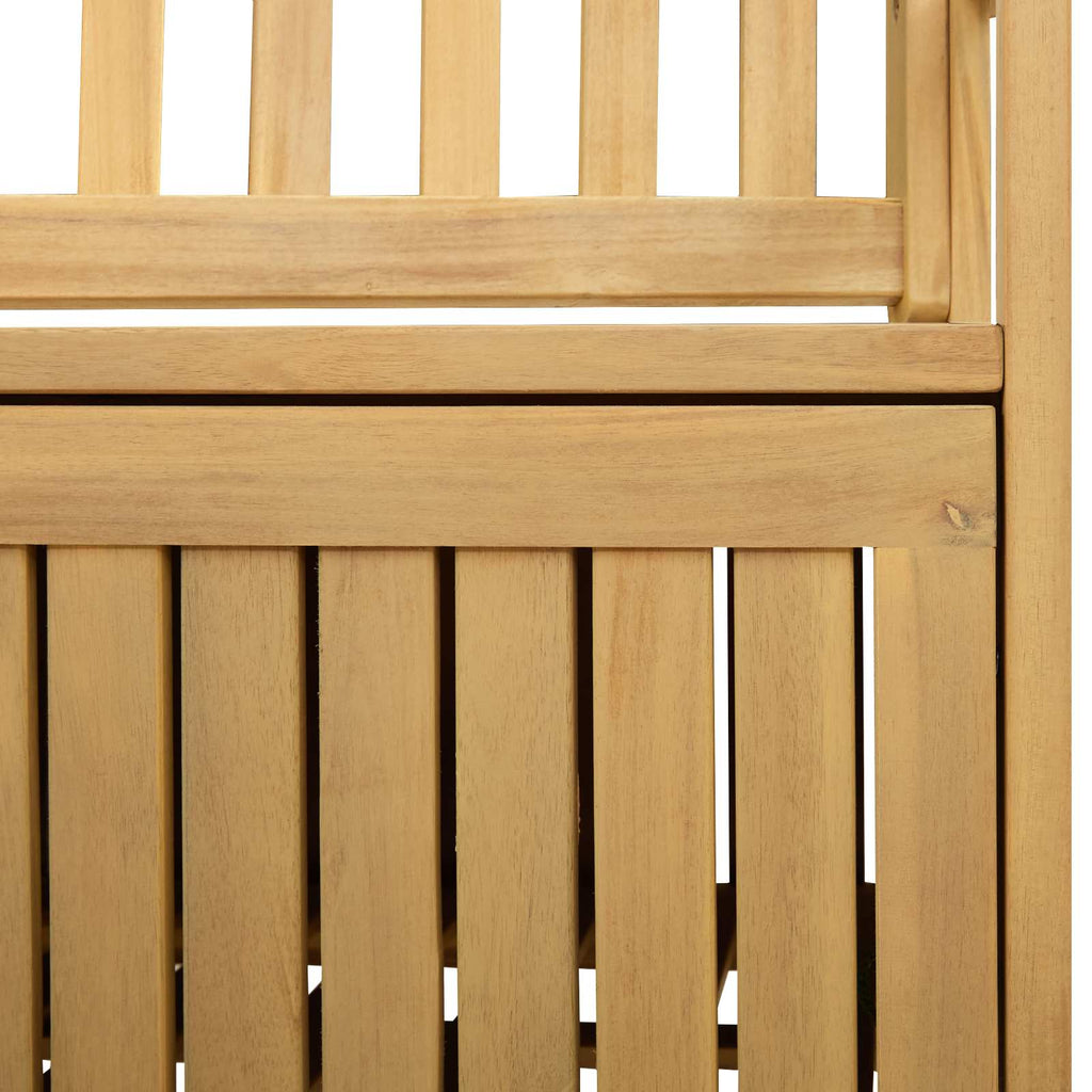 vidaXL Ławka z miejscem do przechowywania 2 -Seater 120 x 63 x 84 cm