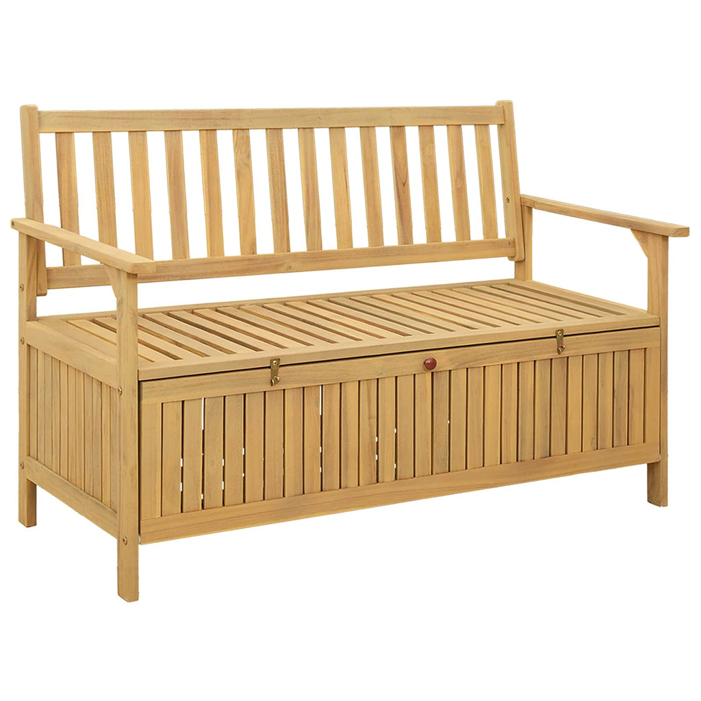 vidaXL Ławka z miejscem do przechowywania 2 -Seater 120 x 63 x 84 cm