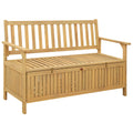 vidaXL Ławka z miejscem do przechowywania 2 -Seater 120 x 63 x 84 cm