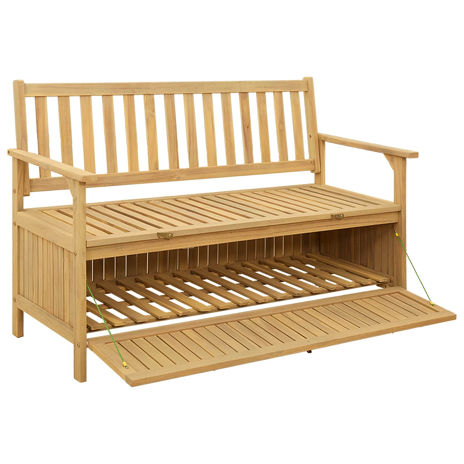 vidaXL Ławka z miejscem do przechowywania 2 -Seater 120 x 63 x 84 cm