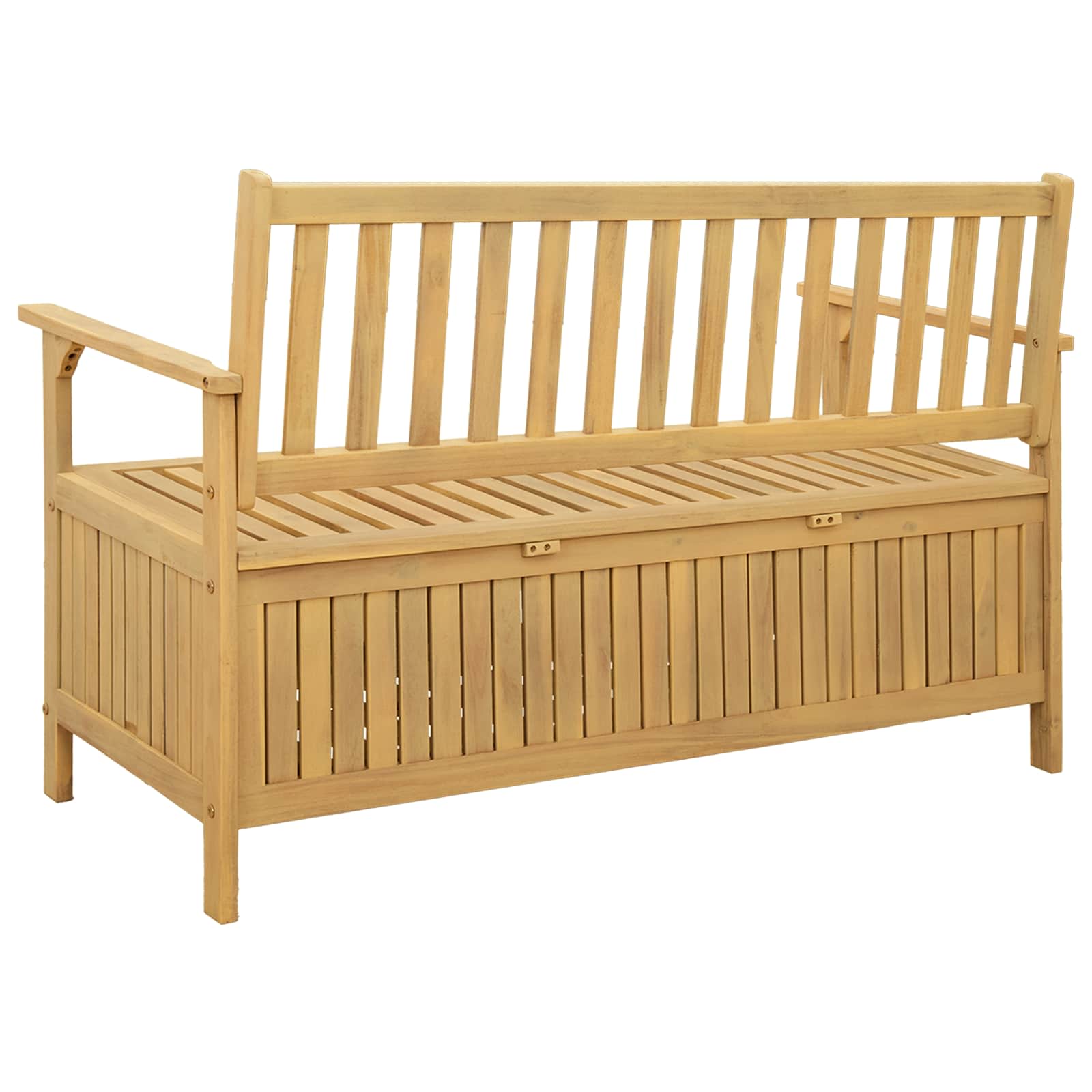 vidaXL Ławka z miejscem do przechowywania 2 -Seater 120 x 63 x 84 cm