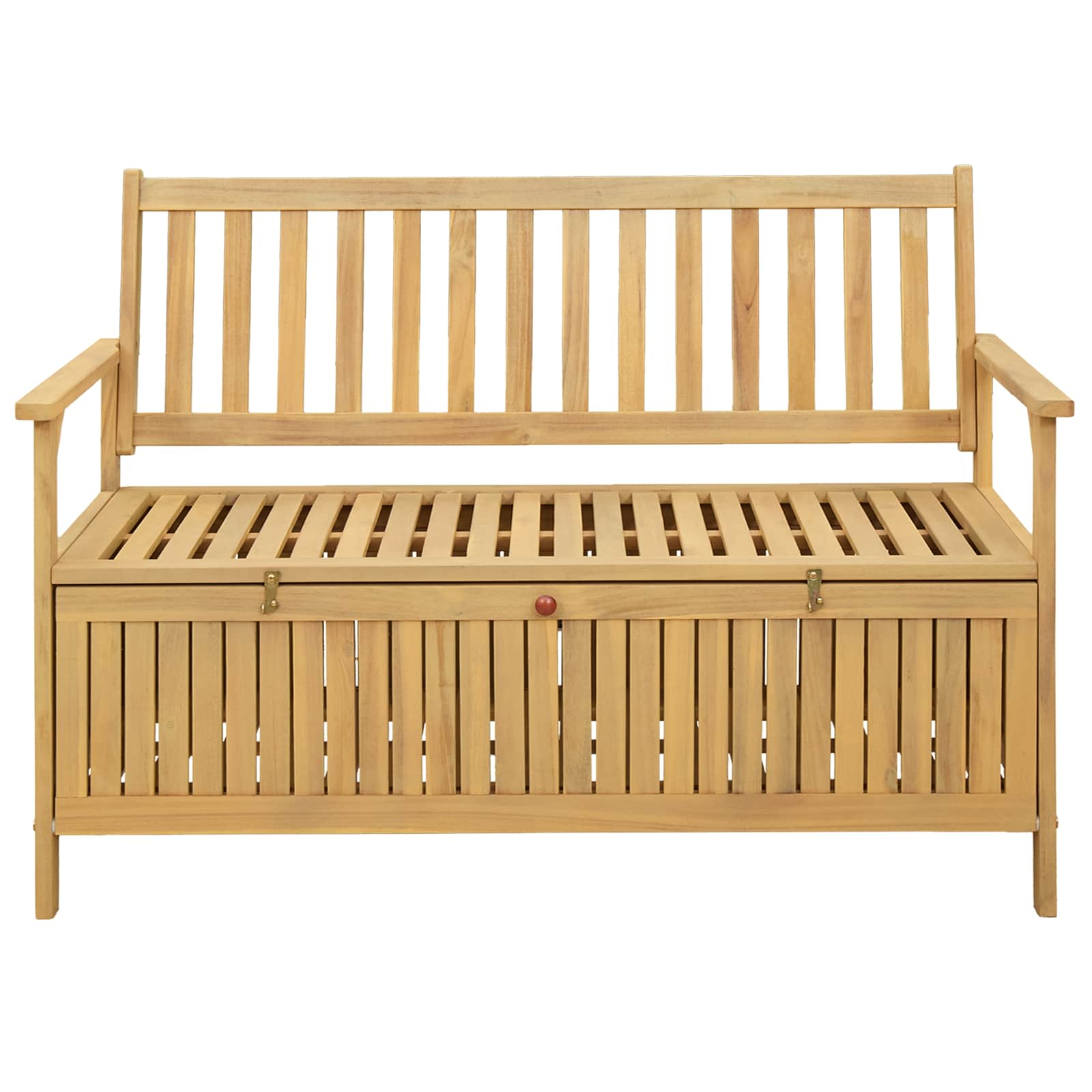vidaXL Ławka z miejscem do przechowywania 2 -Seater 120 x 63 x 84 cm