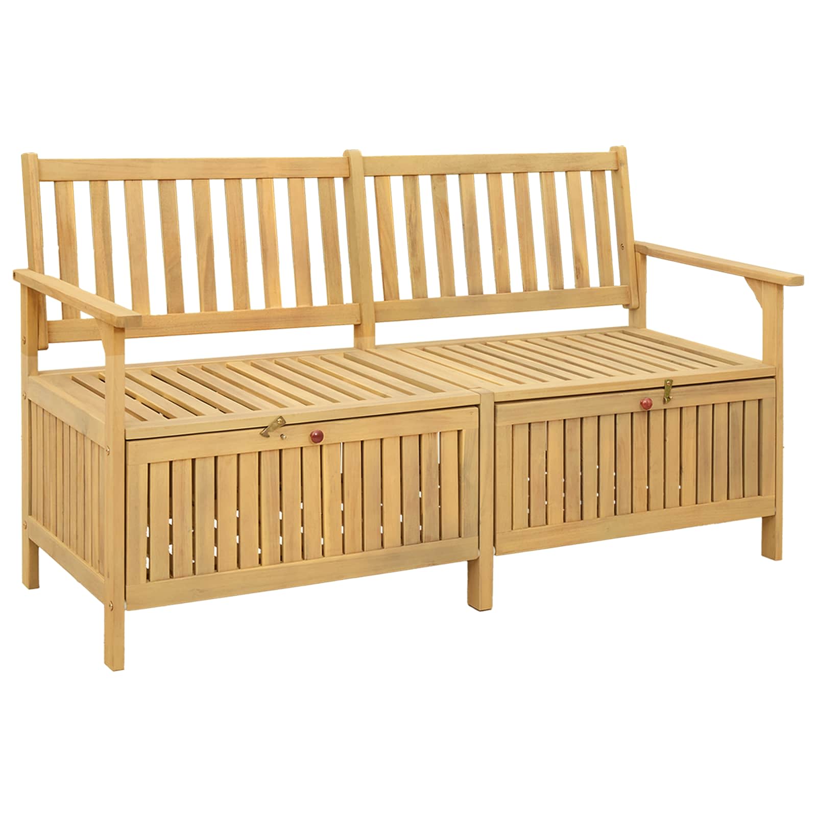 vidaXL Ławka z miejscem do przechowywania 2 -Seater 148 x 63 x 84 cm