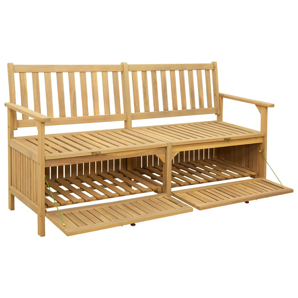 vidaXL Ławka z miejscem do przechowywania 2 -Seater 148 x 63 x 84 cm