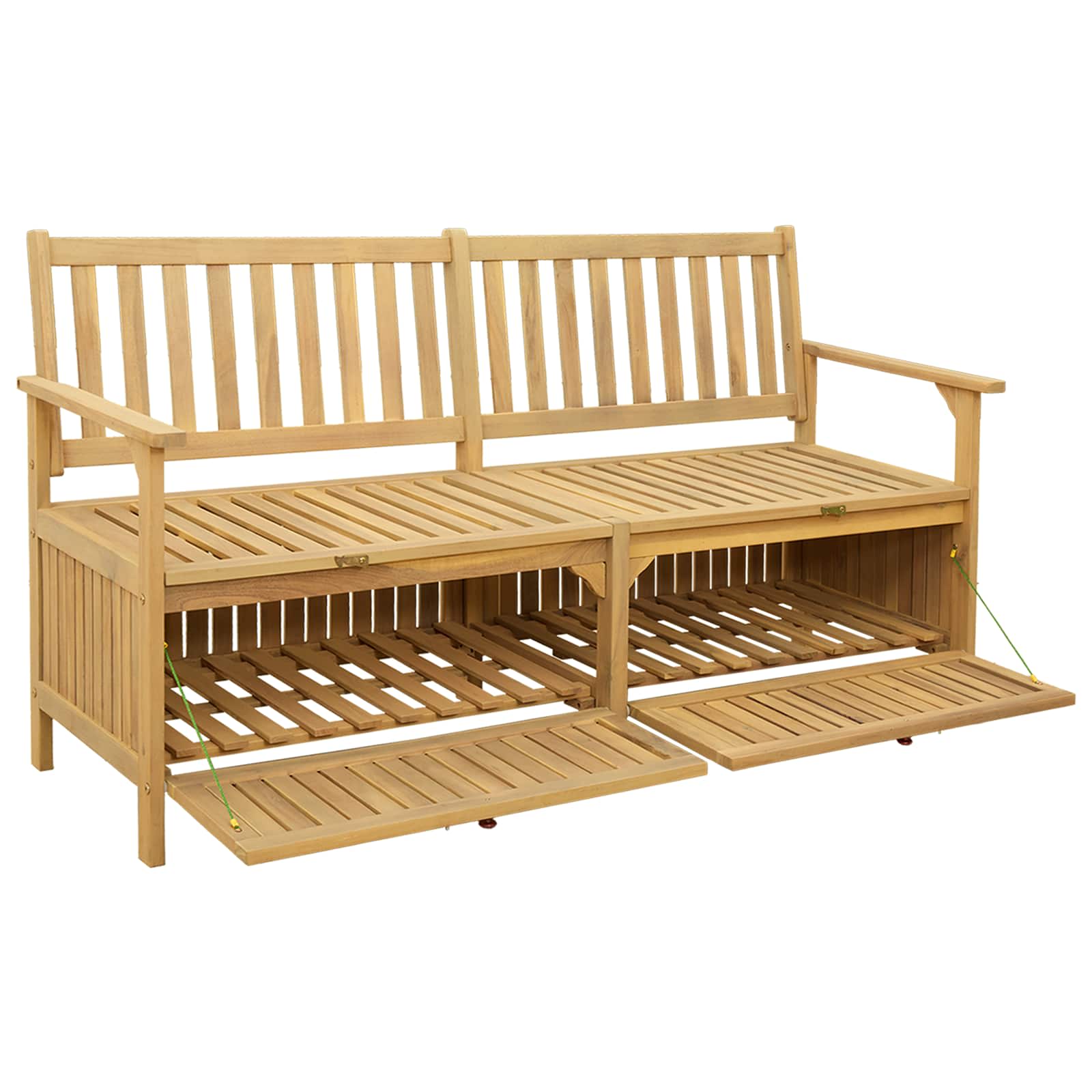 vidaXL Ławka z miejscem do przechowywania 2 -Seater 148 x 63 x 84 cm