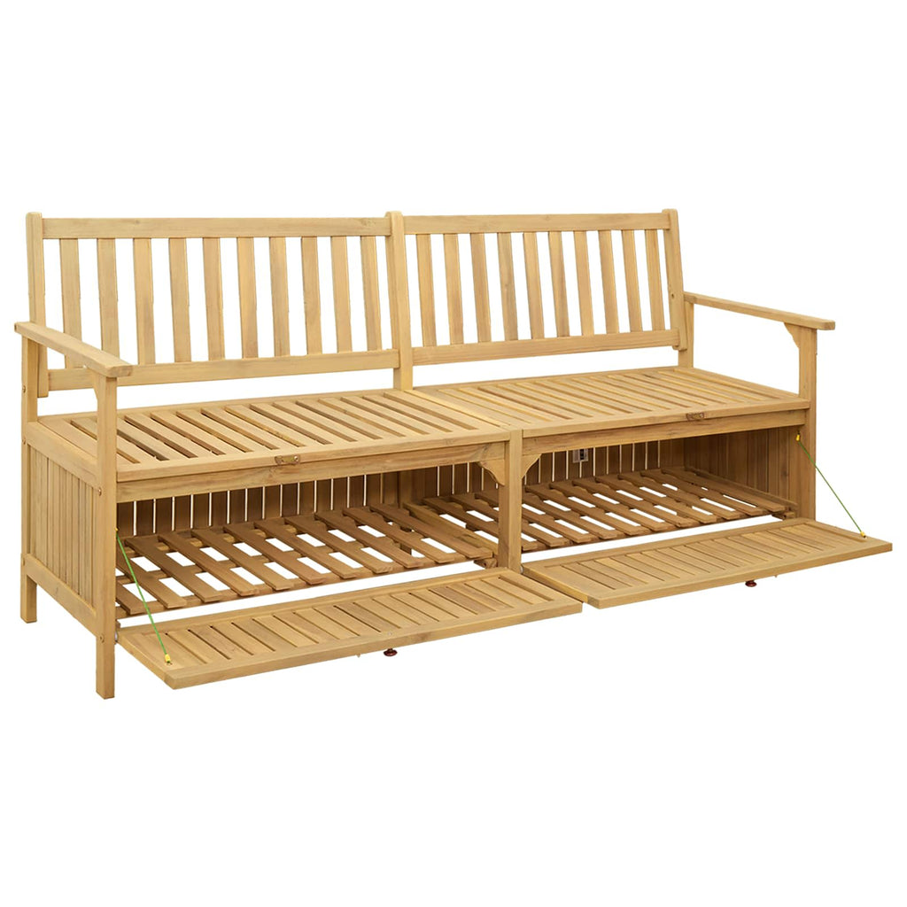 vidaXL Ławka z miejscem do przechowywania 2 -Seater 170 x 63 x 84 cm