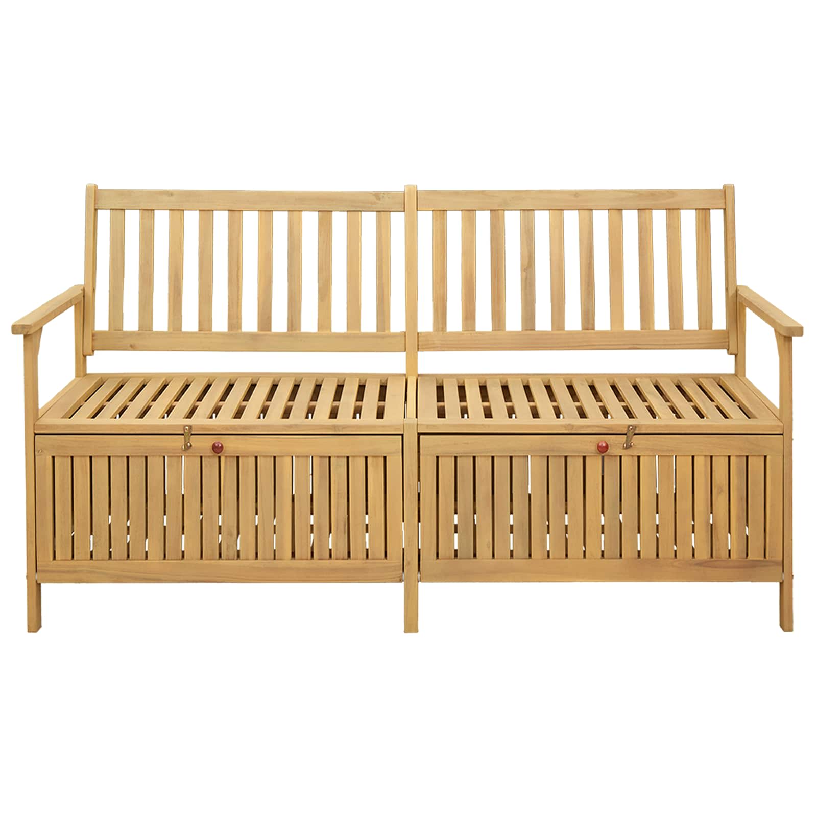 vidaXL Ławka z miejscem do przechowywania 2 -Seater 170 x 63 x 84 cm
