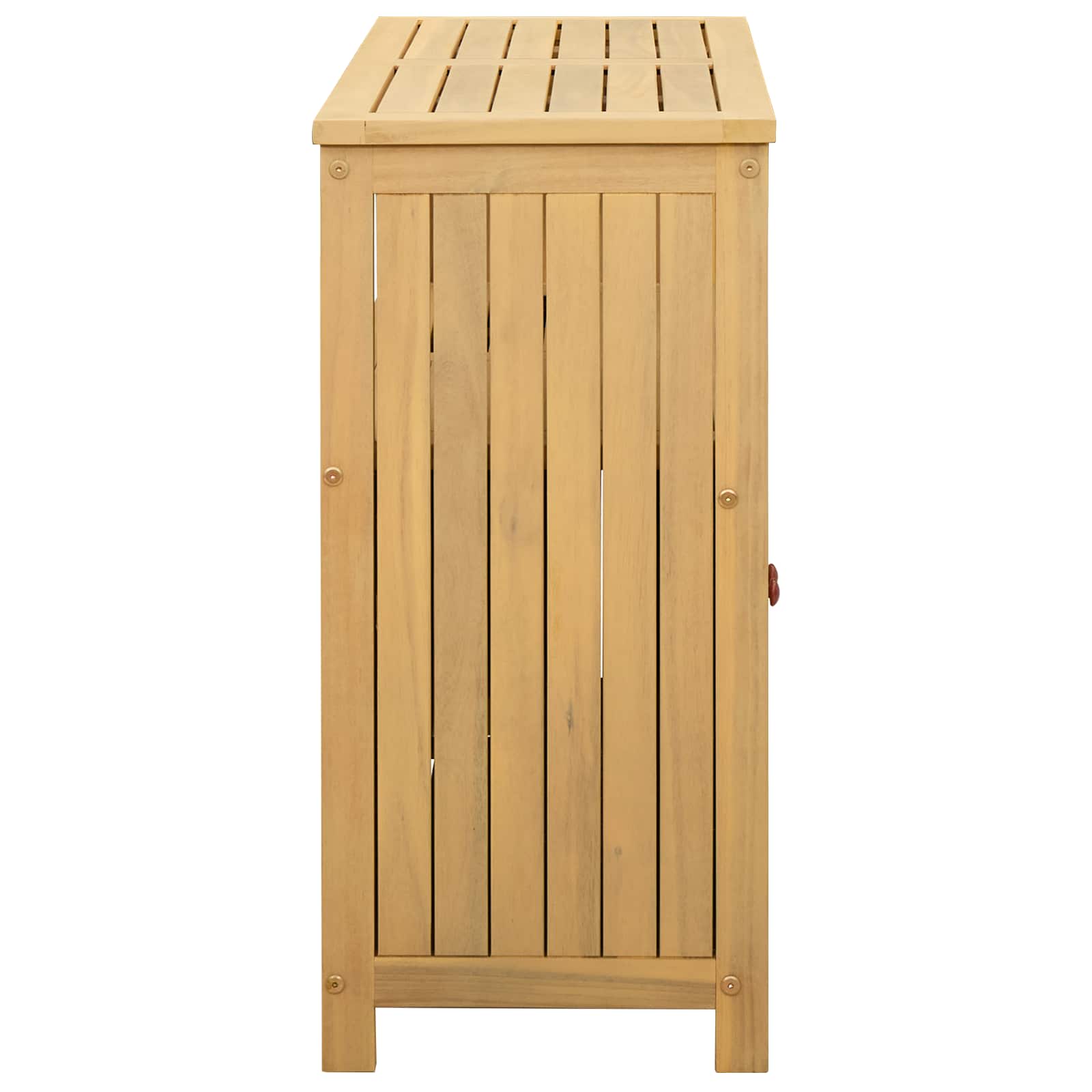vidaXL Stół konsolowy do ogrodu Jasna akacja 80 x 35 x 75 cm