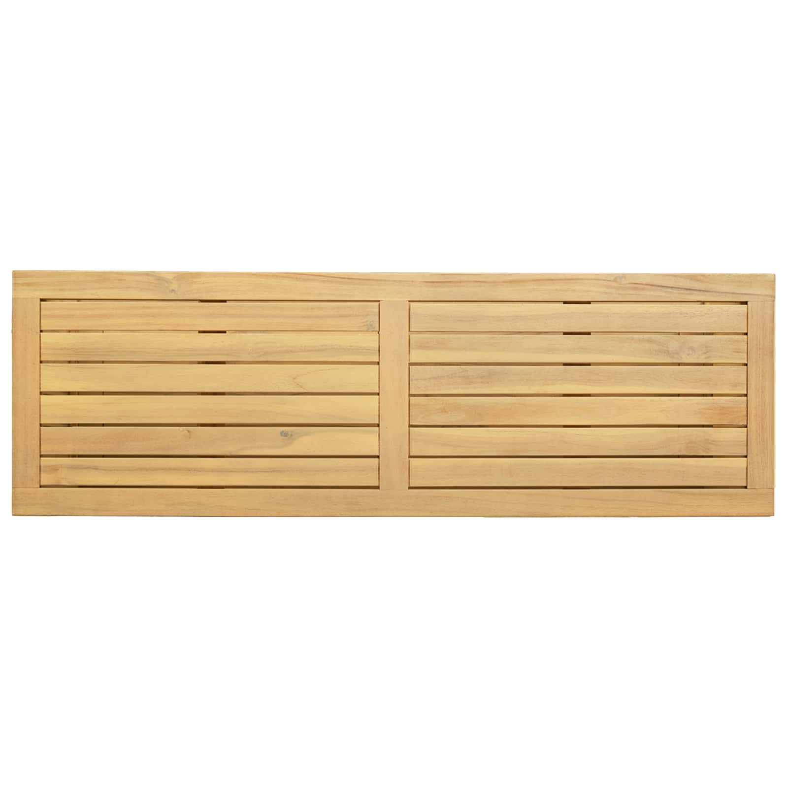 vidaXL Stół konsolowy do ogrodu z półką Jasna akacja 110 x 35 x 75 cm