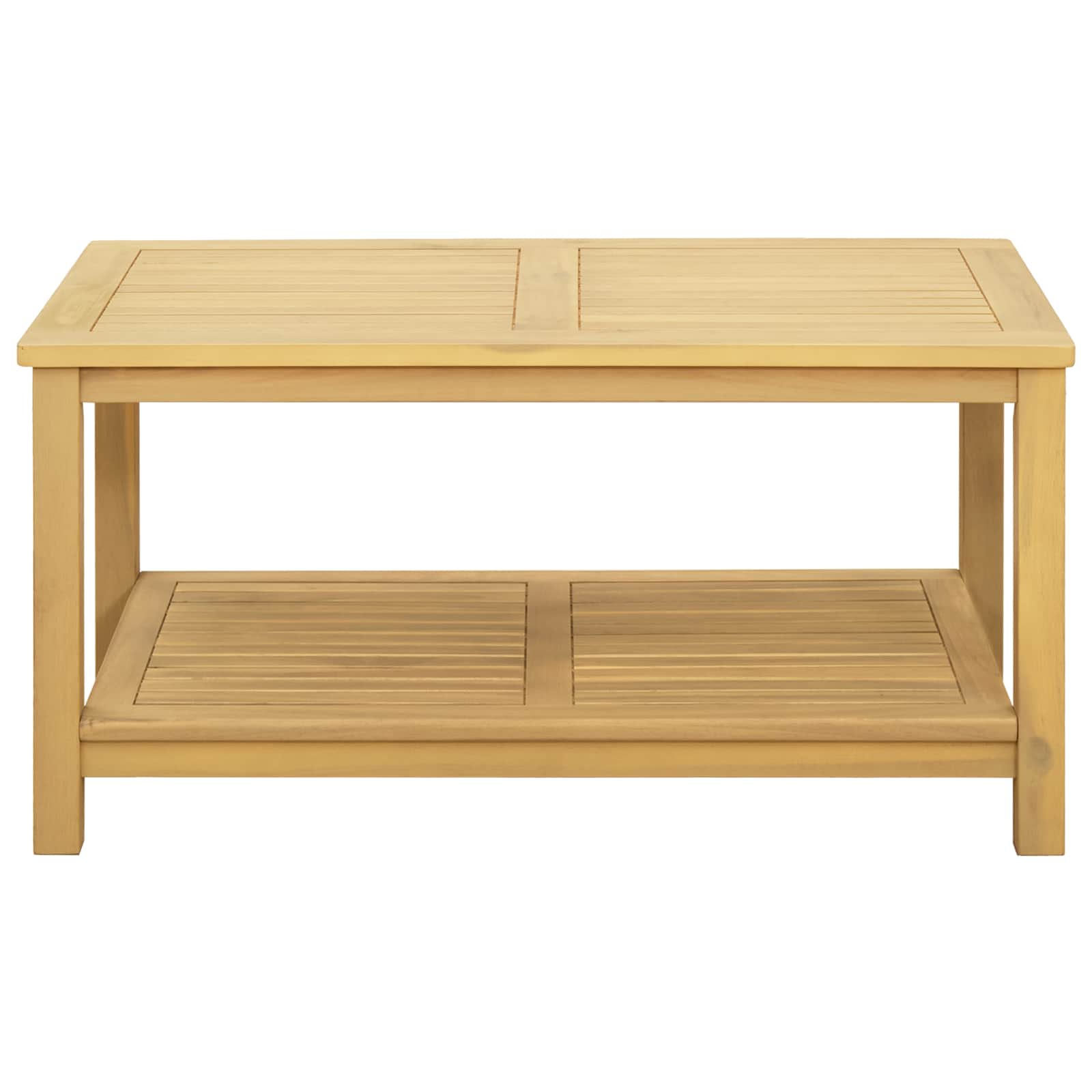 vidaXL Stolik boczny Olej Naturalny 90 x 50 x 45 cm Lite Drewno Akacji