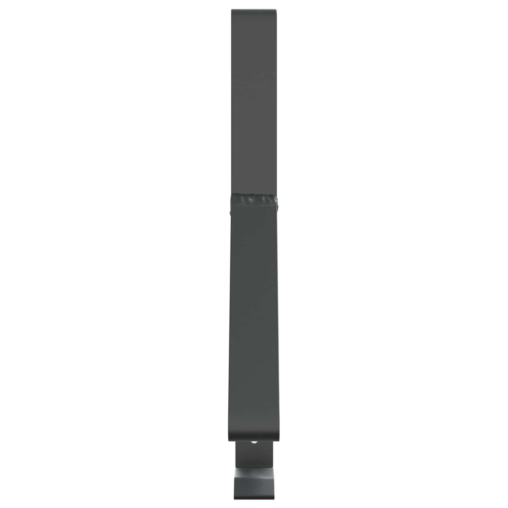 vidaXL Wsparcie dla zabezpieczenia śniegu Antracyt 29,5 x 3 x 34,5 cm