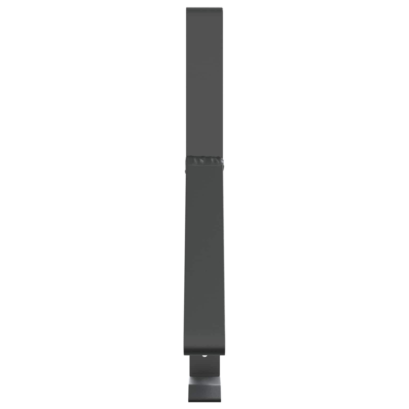 vidaXL Wsparcie dla zabezpieczenia śniegu 12 pcs Antracyt Stal